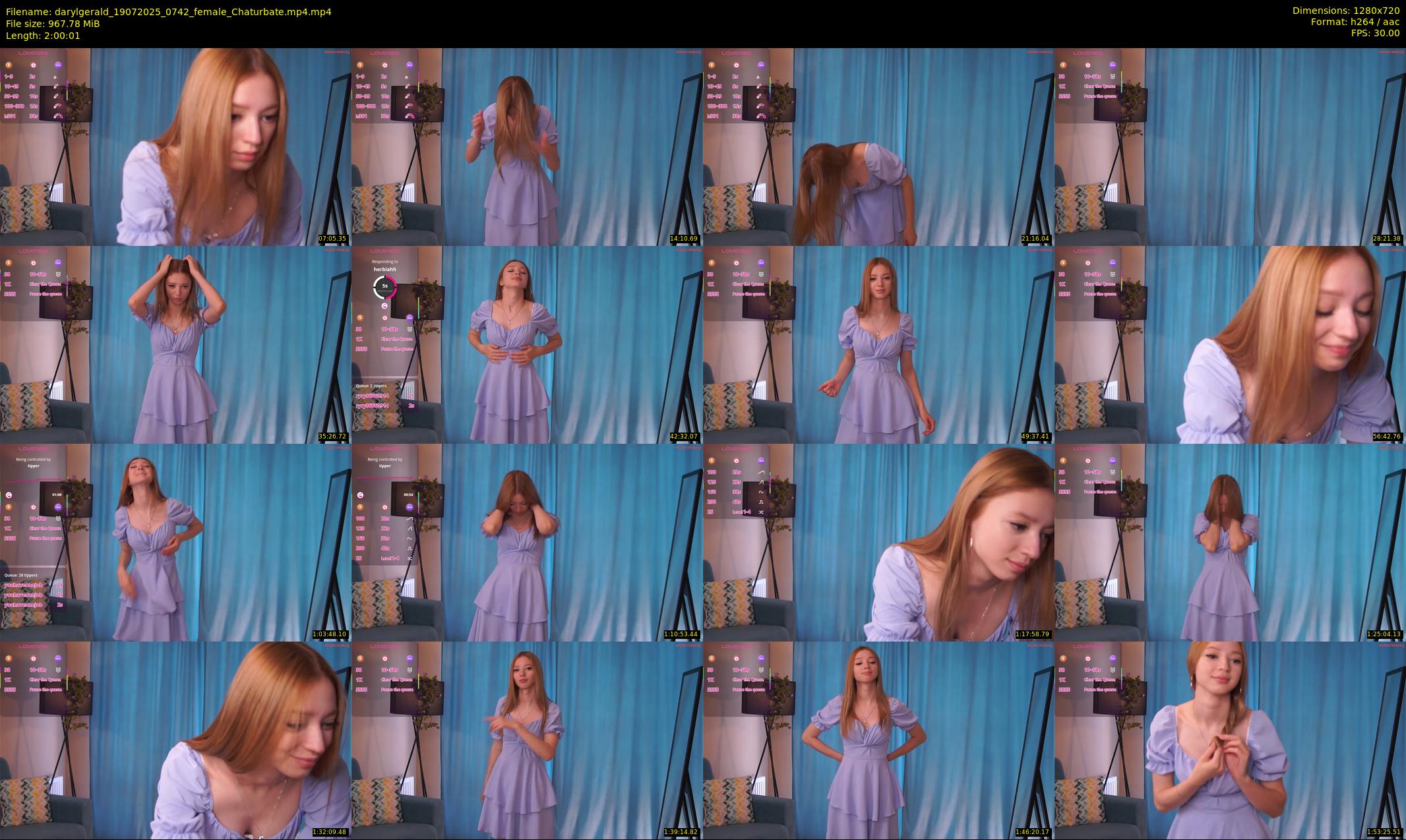 darylgerald — 121 minute Chaturbate female cam show recording, 720p, Jul 19, 2025
