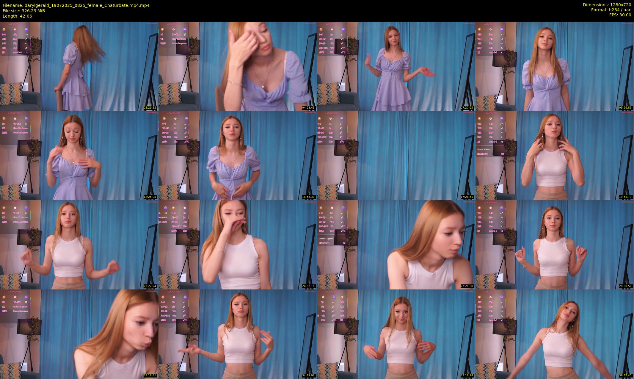 darylgerald — 43 minute Chaturbate female cam show recording, 720p, Jul 19, 2025