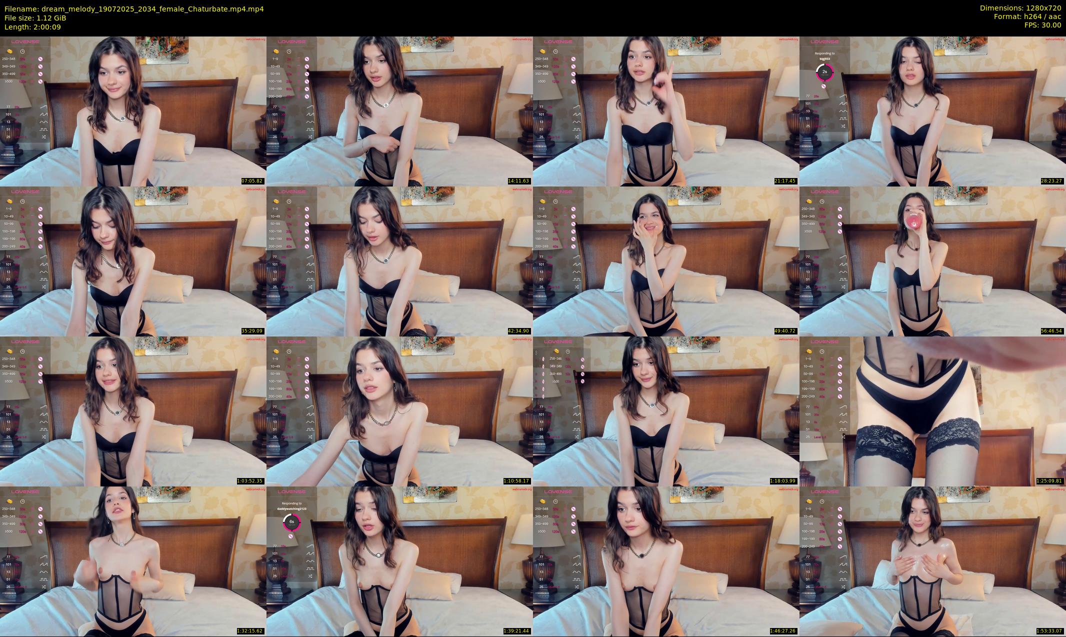 dream_melody — 121 minute Chaturbate female cam show recording, 720p, Jul 19, 2025
