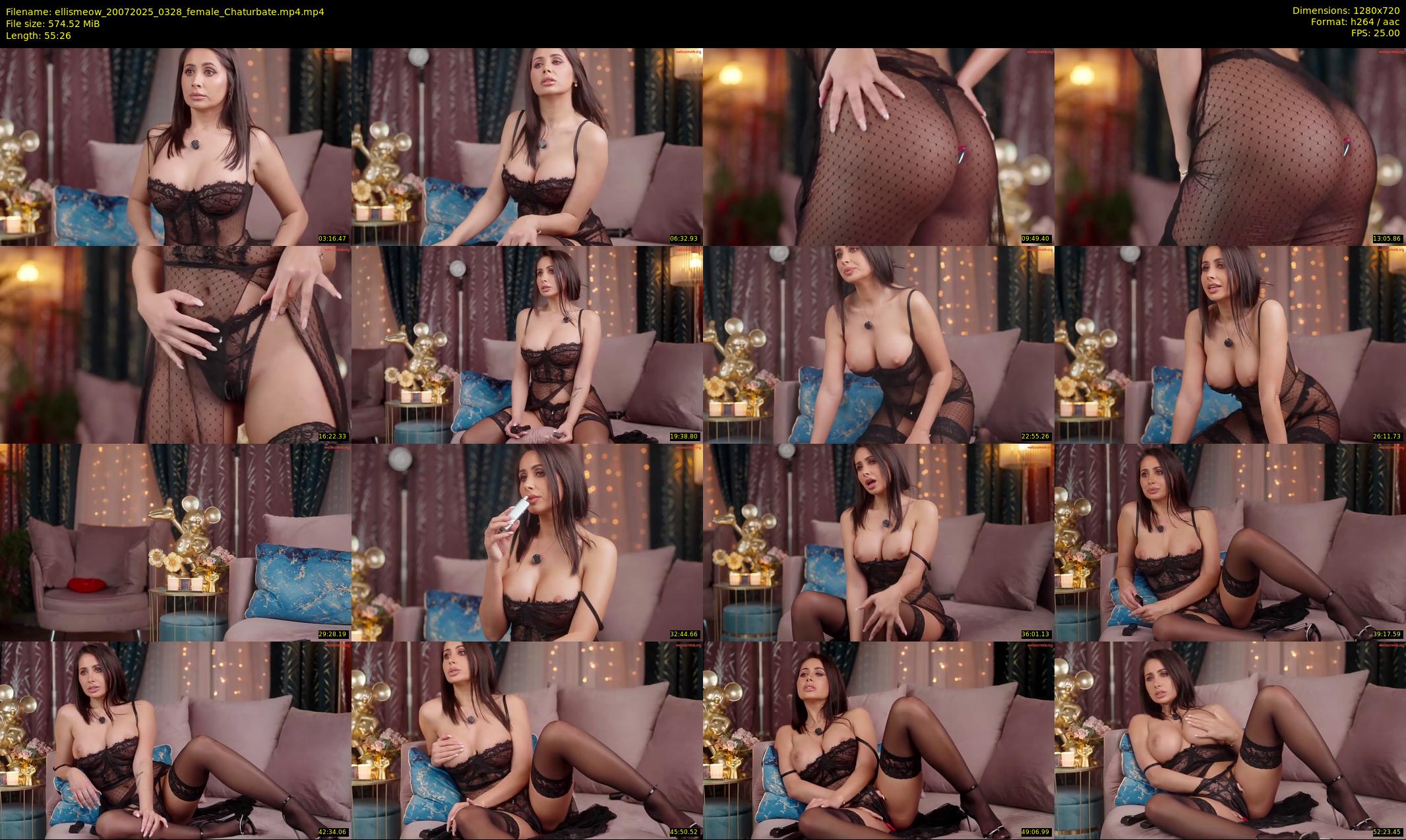 ellismeow — 56 minute Chaturbate female cam show recording, 720p, Jul 20, 2025