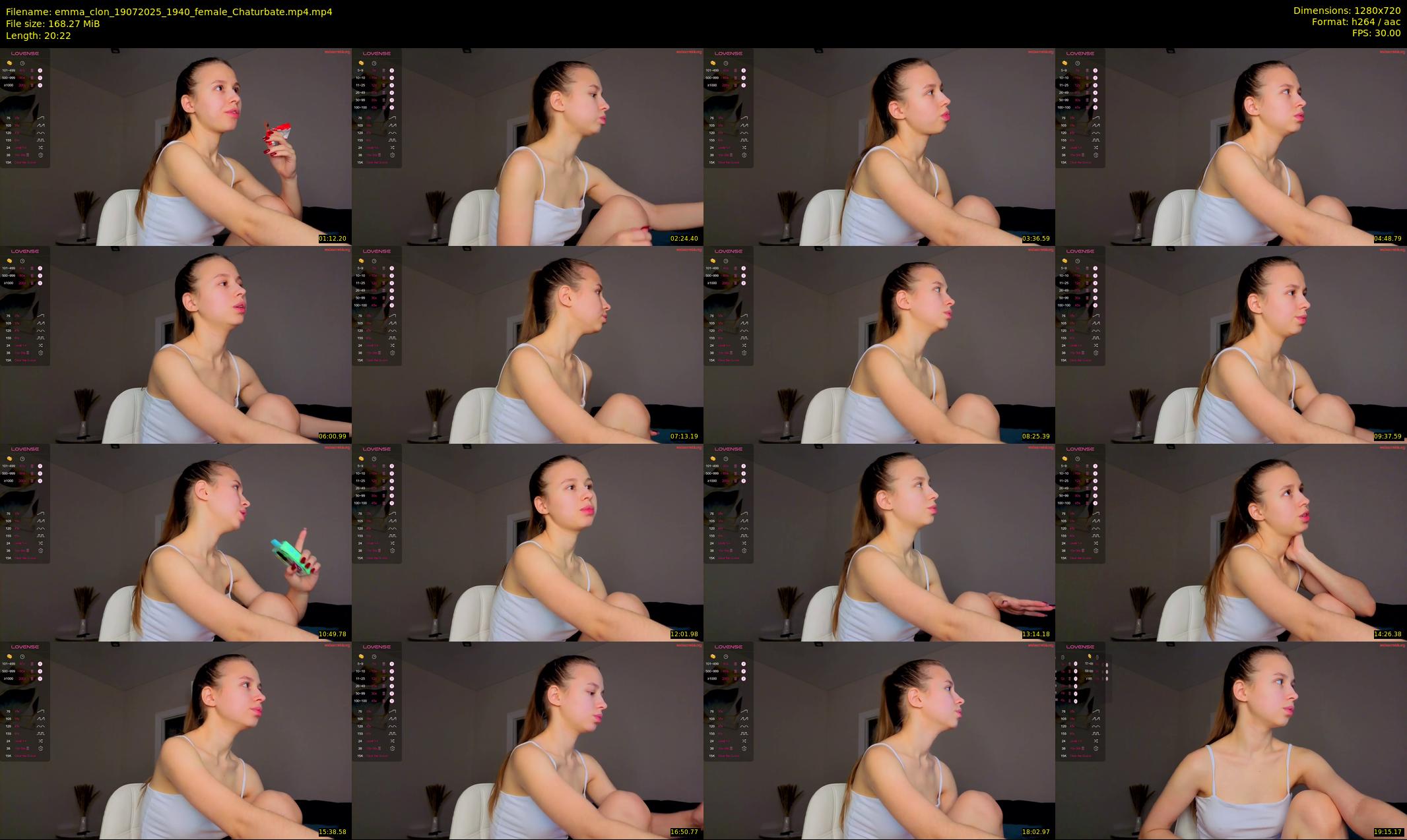 emma_clon — 21 minute Chaturbate female cam show recording, 720p, Jul 19, 2025
