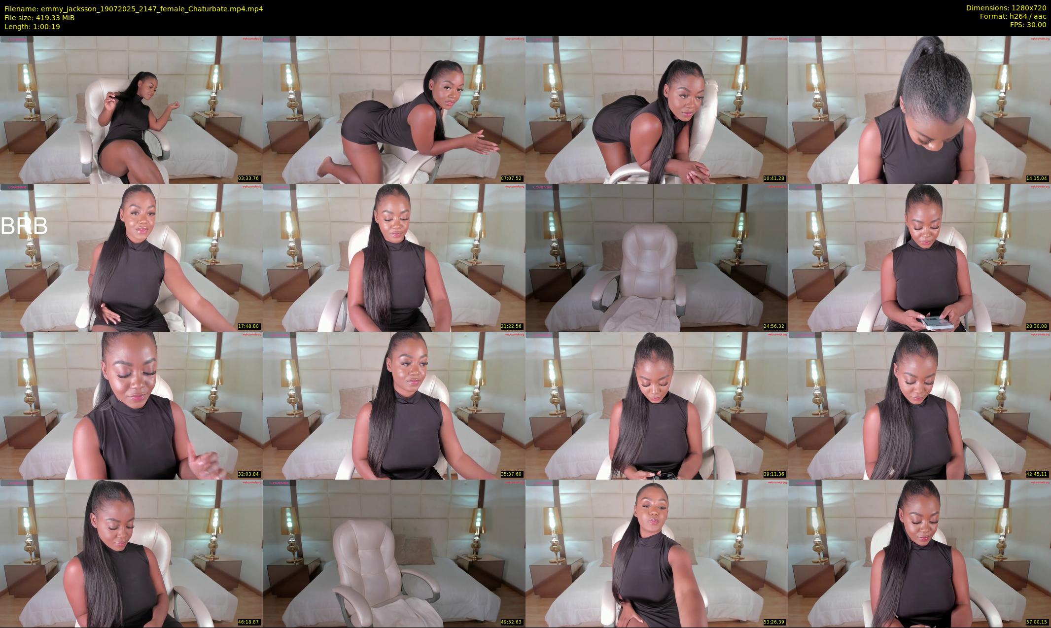 emmy_jacksson — 61 minute Chaturbate female cam show recording, 720p, Jul 19, 2025