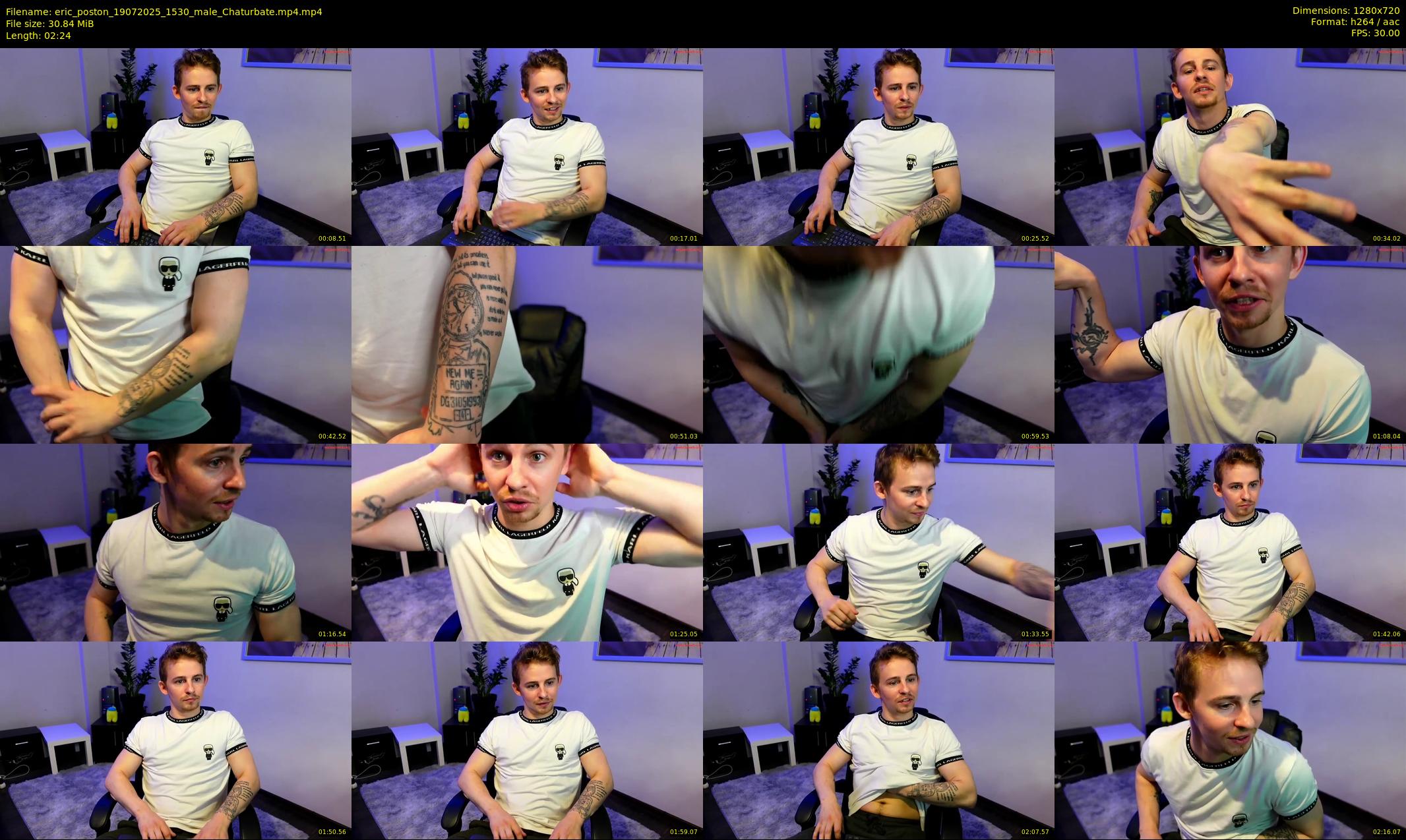 eric_poston — 3 minute Chaturbate male cam show recording, 720p, Jul 19, 2025