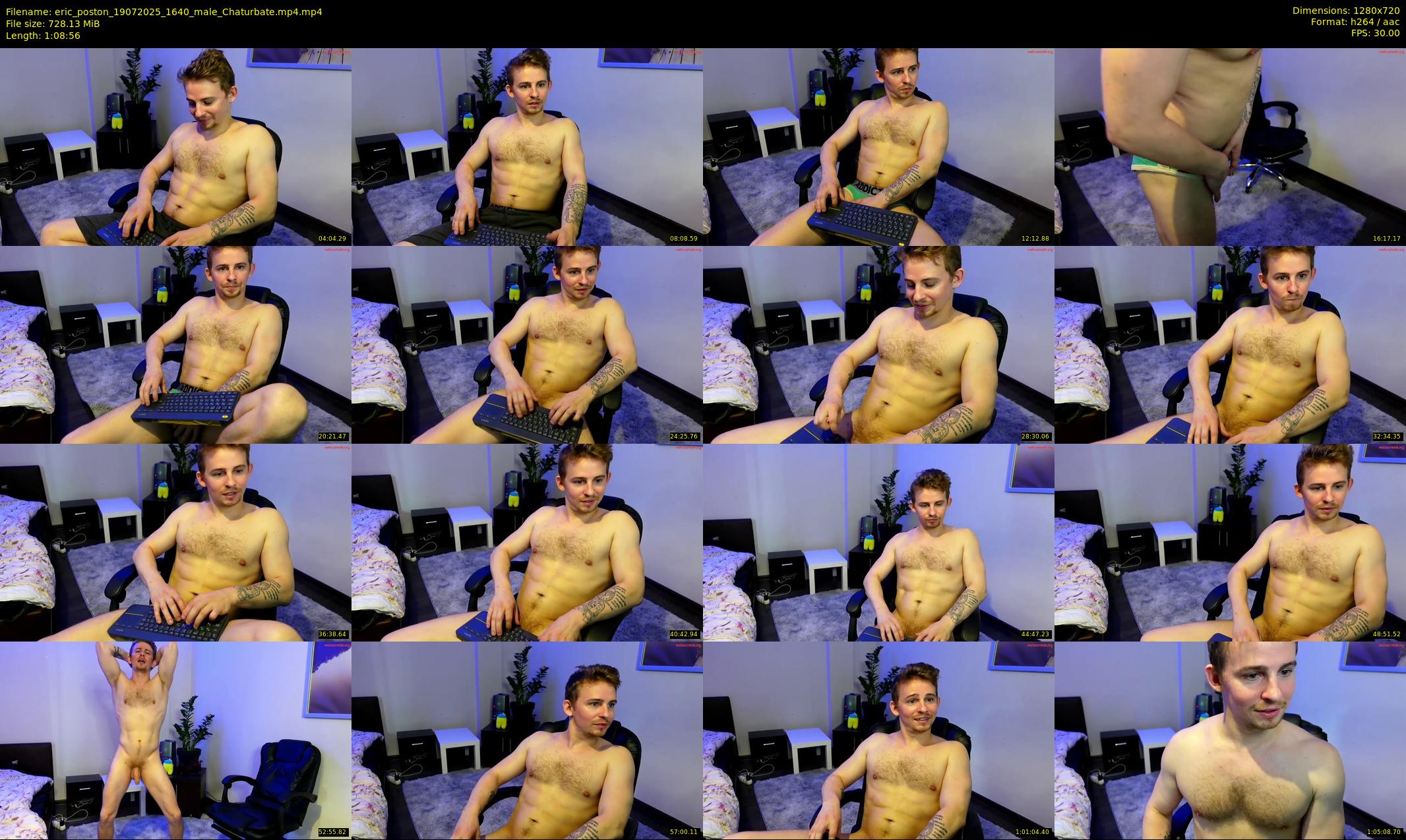 eric_poston — 69 minute Chaturbate male cam show recording, 720p, Jul 19, 2025