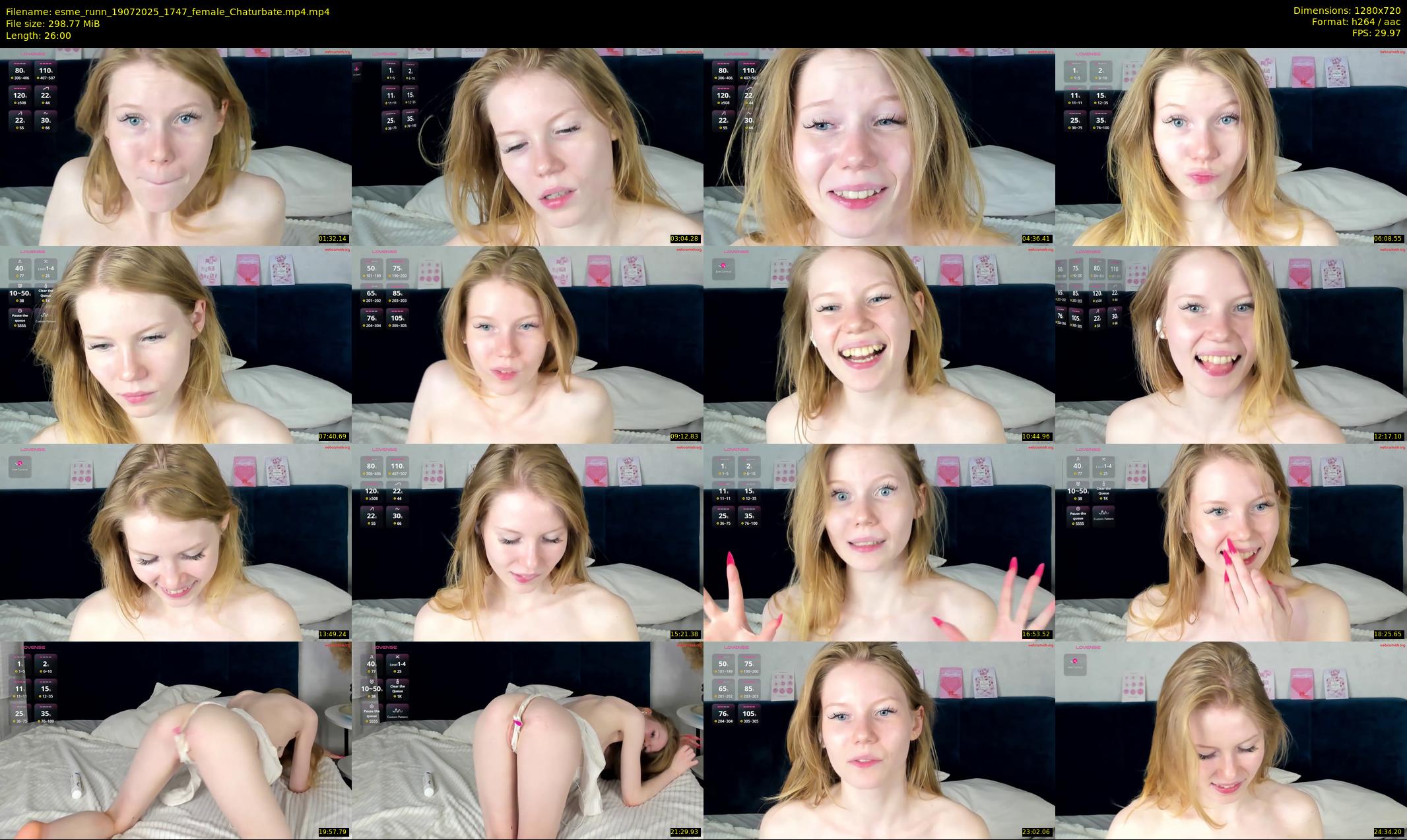 esme_runn — 26 minute Chaturbate female cam show recording, 720p, Jul 19, 2025