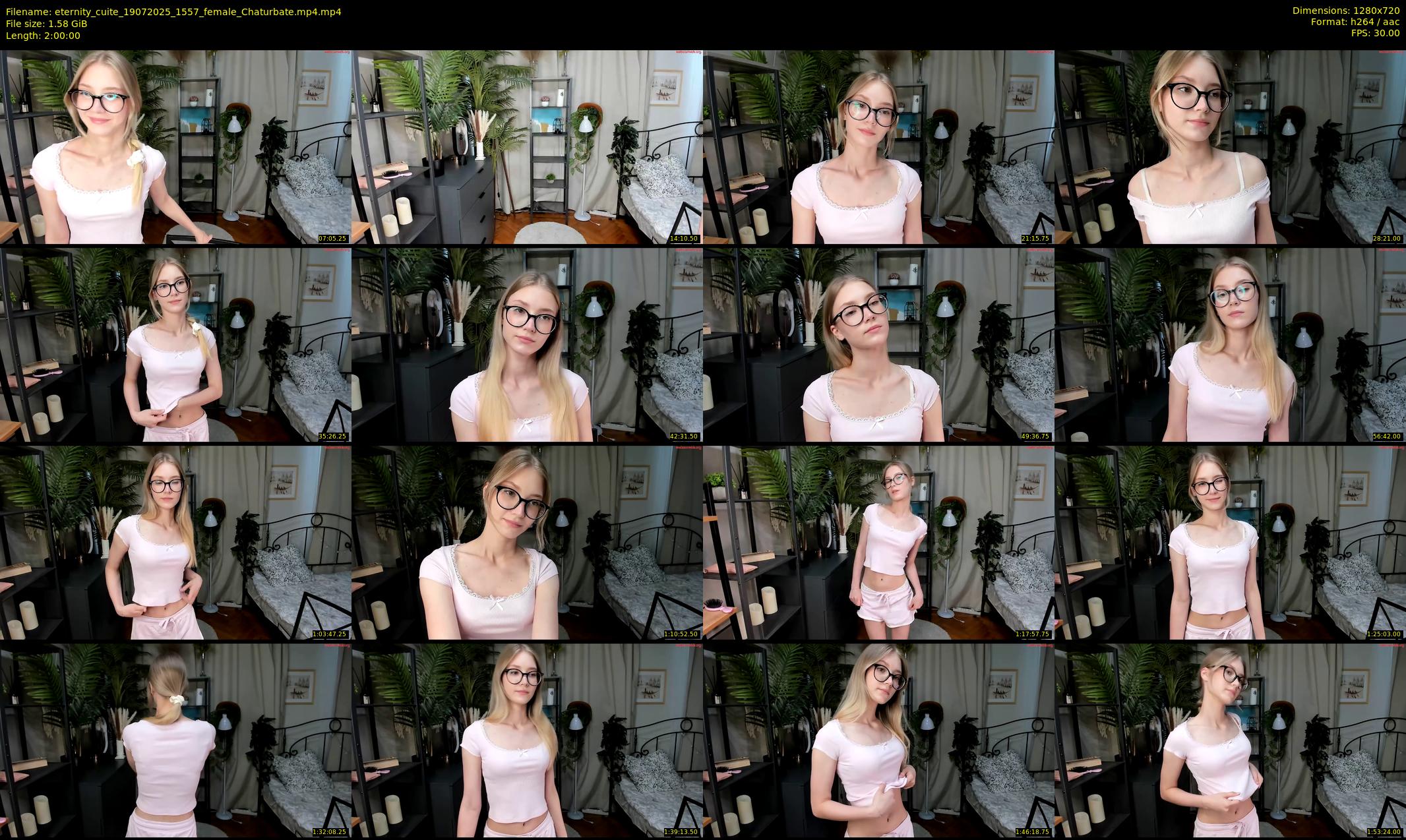 eternity_cuite — 120 minute Chaturbate female cam show recording, 720p, Jul 19, 2025