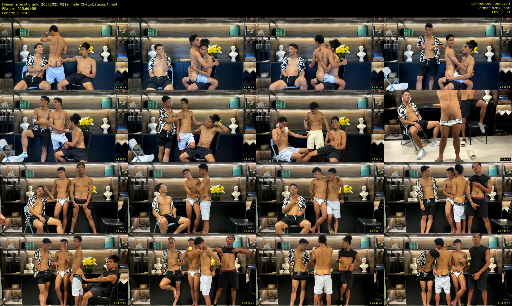 exotic_gold — 96 minute Chaturbate male cam show recording, 720p, Jul 20, 2025