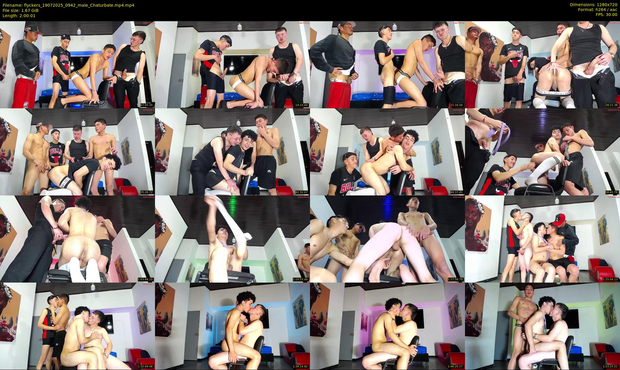 flyckers — 121 minute Chaturbate male cam show recording, 720p, Jul 19, 2025