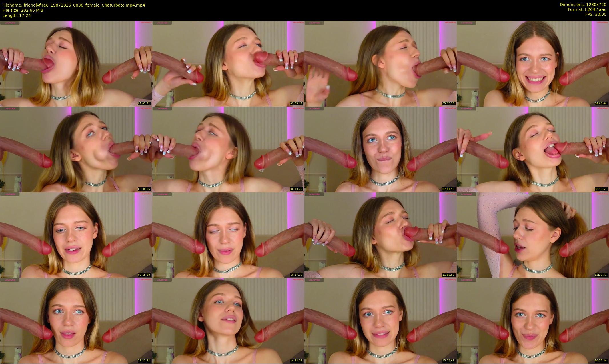 friendlyfire6 — 18 minute Chaturbate female cam show recording, 720p, Jul 19, 2025