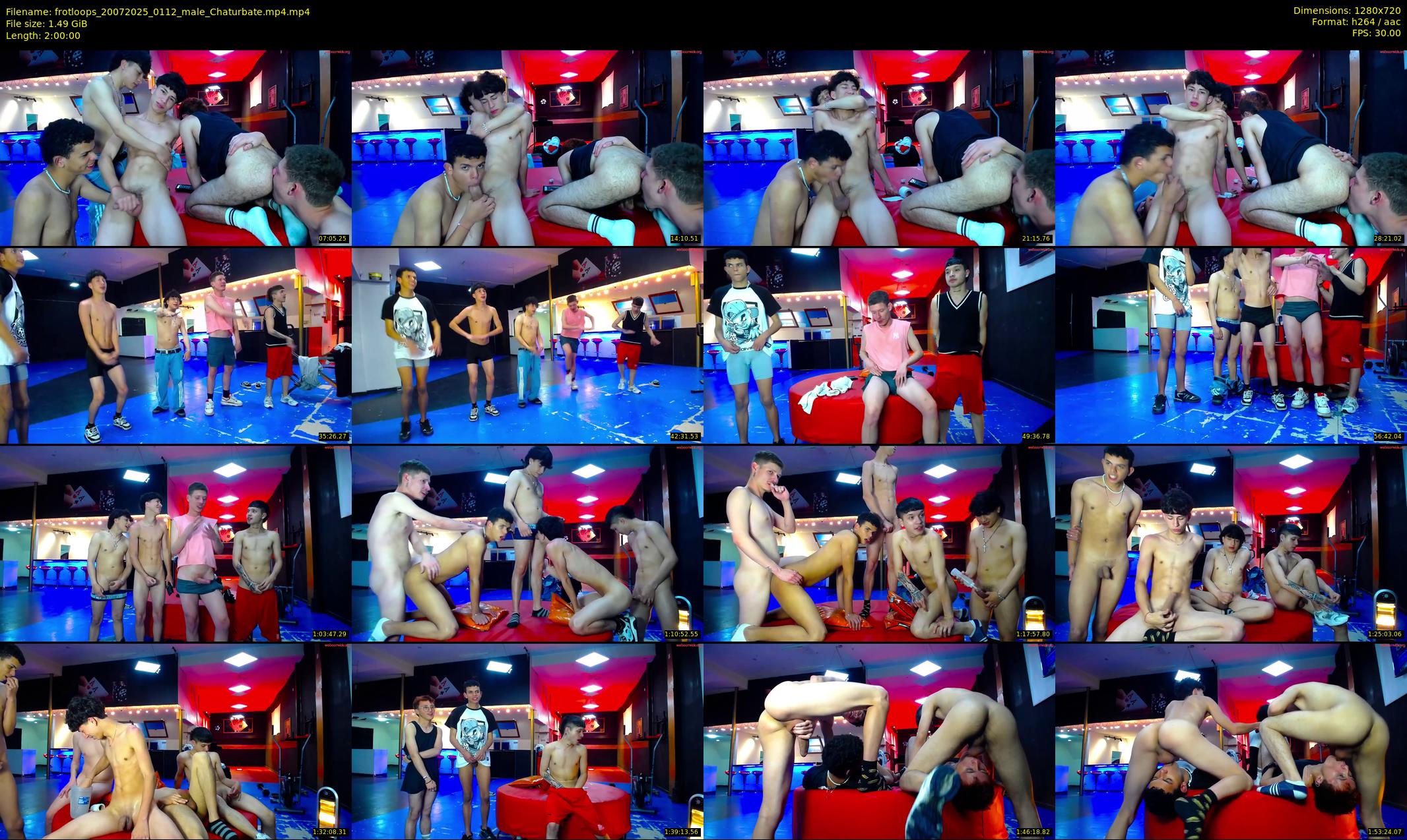 frotloops — 120 minute Chaturbate male cam show recording, 720p, Jul 20, 2025