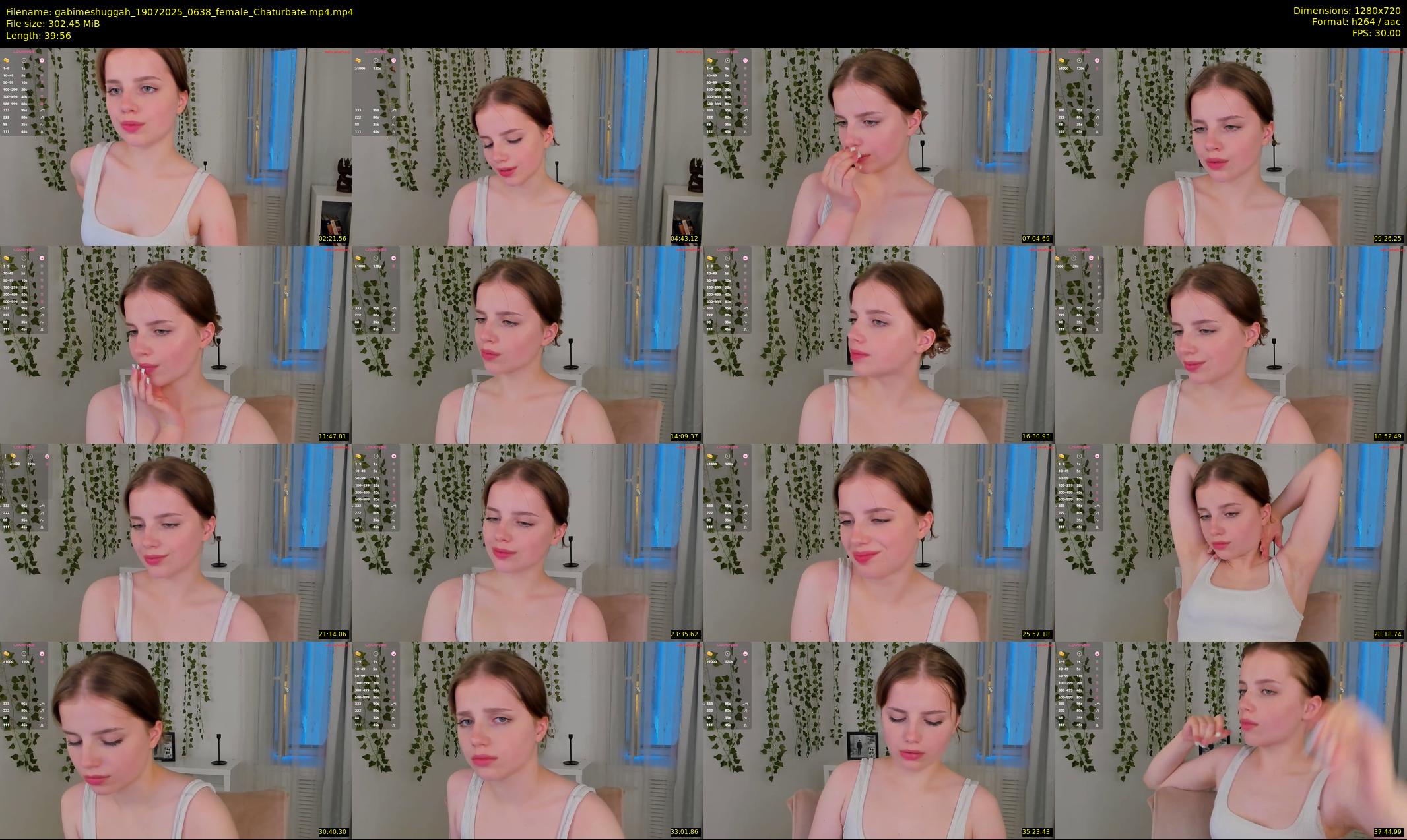 gabimeshuggah — 40 minute Chaturbate female cam show recording, 720p, Jul 19, 2025