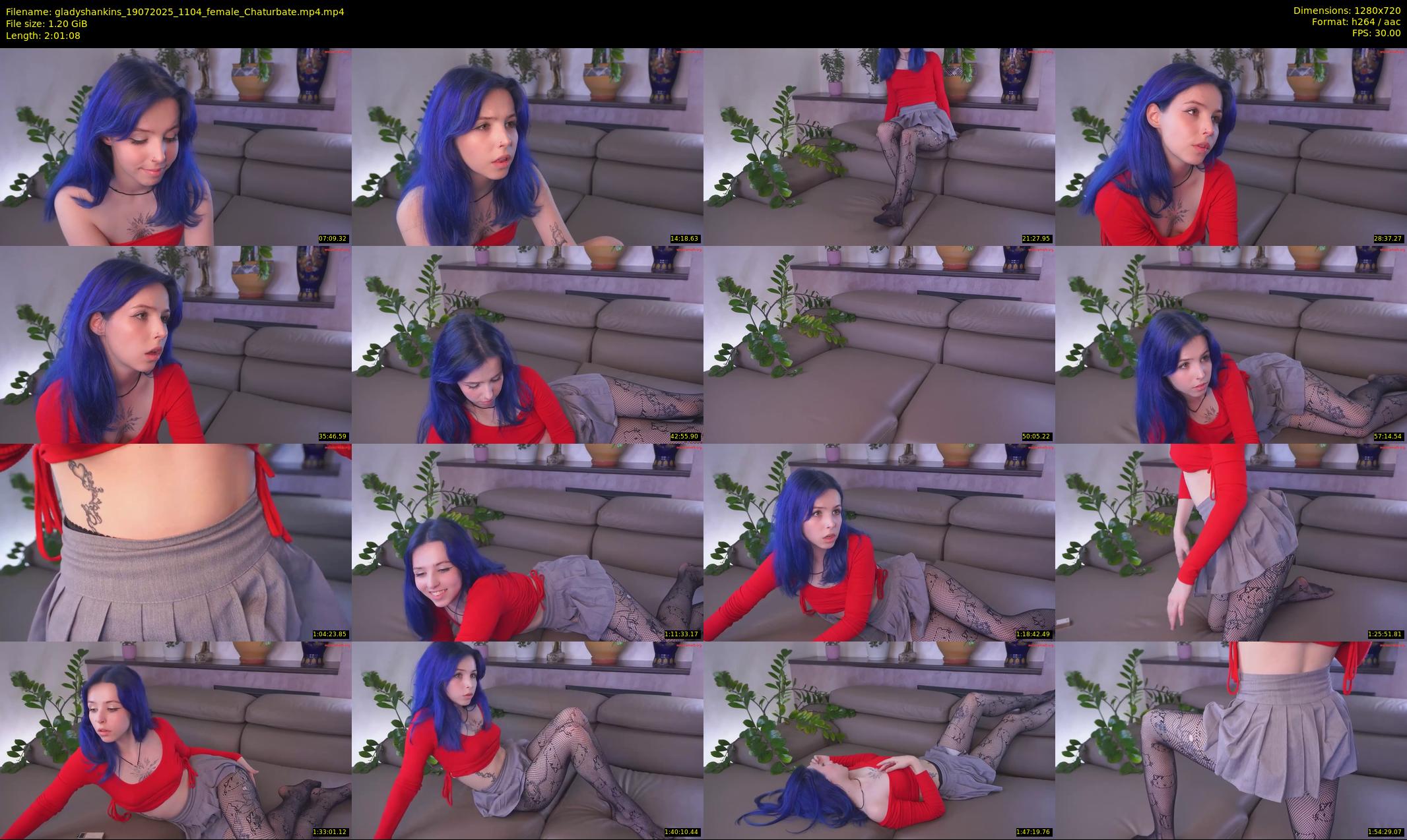 gladyshankins — 122 minute Chaturbate female cam show recording, 720p, Jul 19, 2025