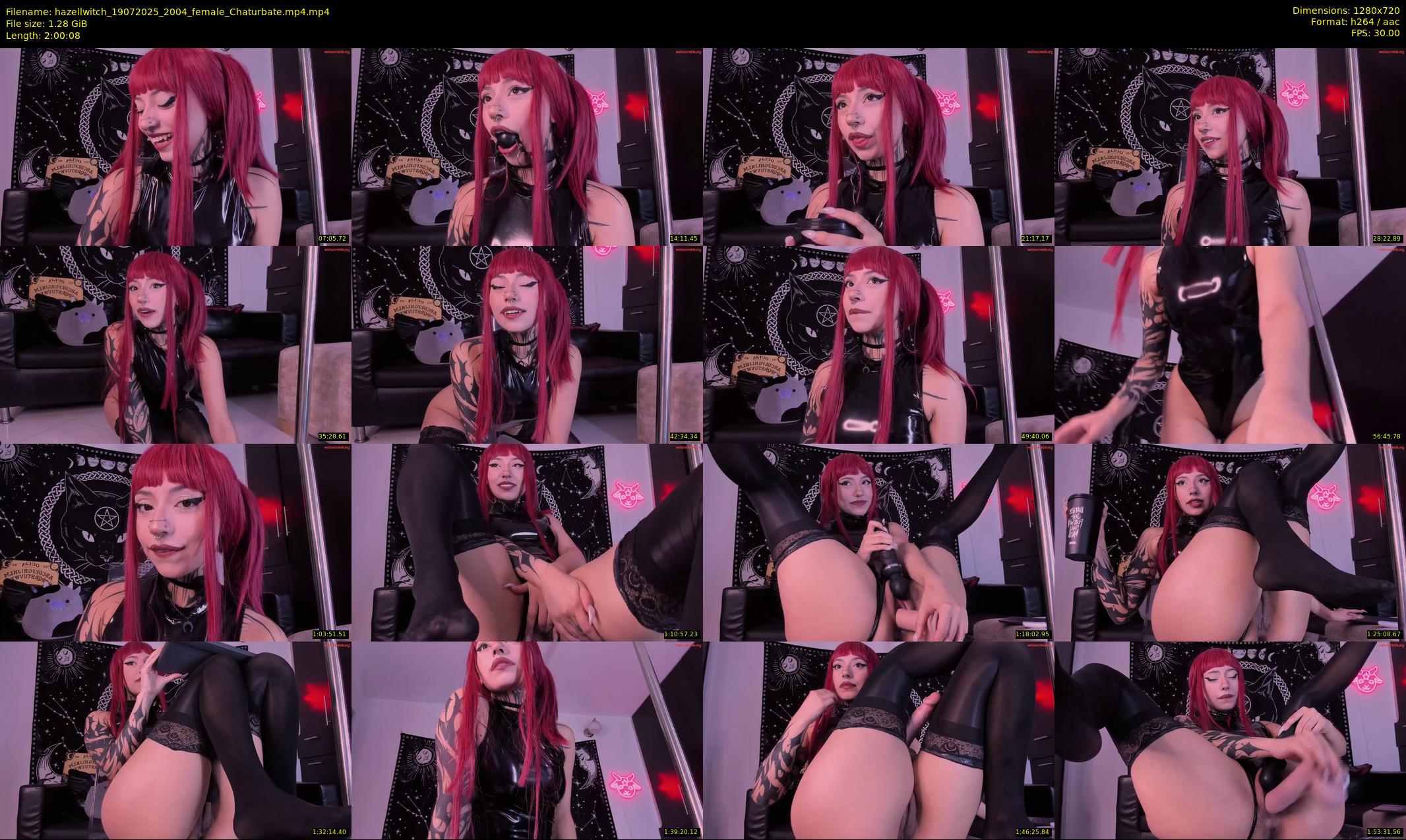 hazellwitch — 121 minute Chaturbate female cam show recording, 720p, Jul 19, 2025