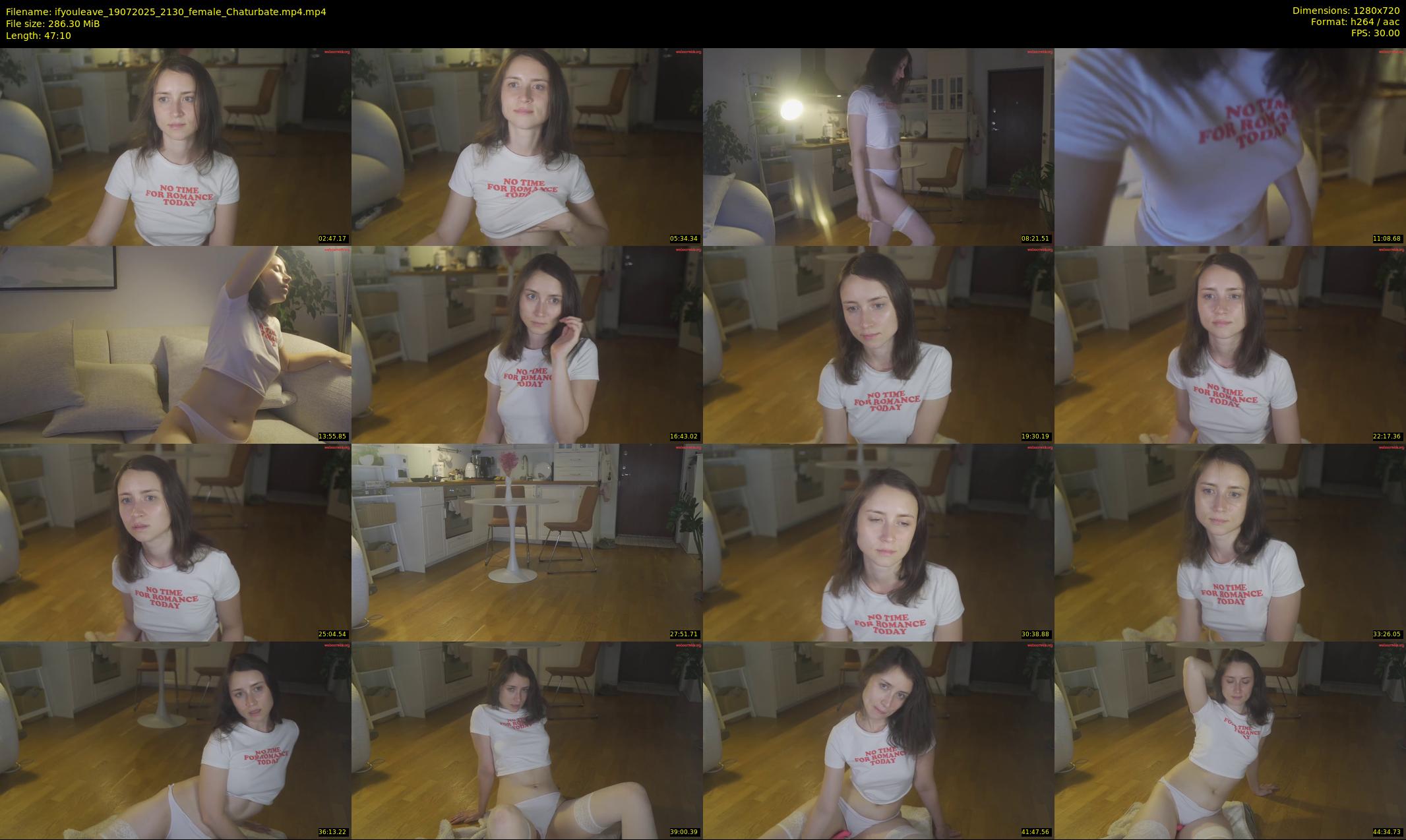 ifyouleave — 48 minute Chaturbate female cam show recording, 720p, Jul 19, 2025