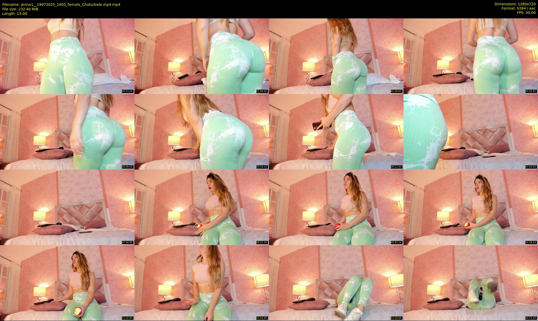 jenna1_ — 15 minute Chaturbate female cam show recording, 720p, Jul 19, 2025