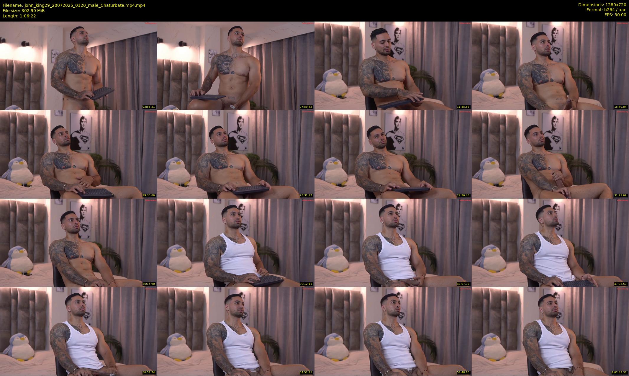 john_king29 — 67 minute Chaturbate male cam show recording, 720p, Jul 20, 2025