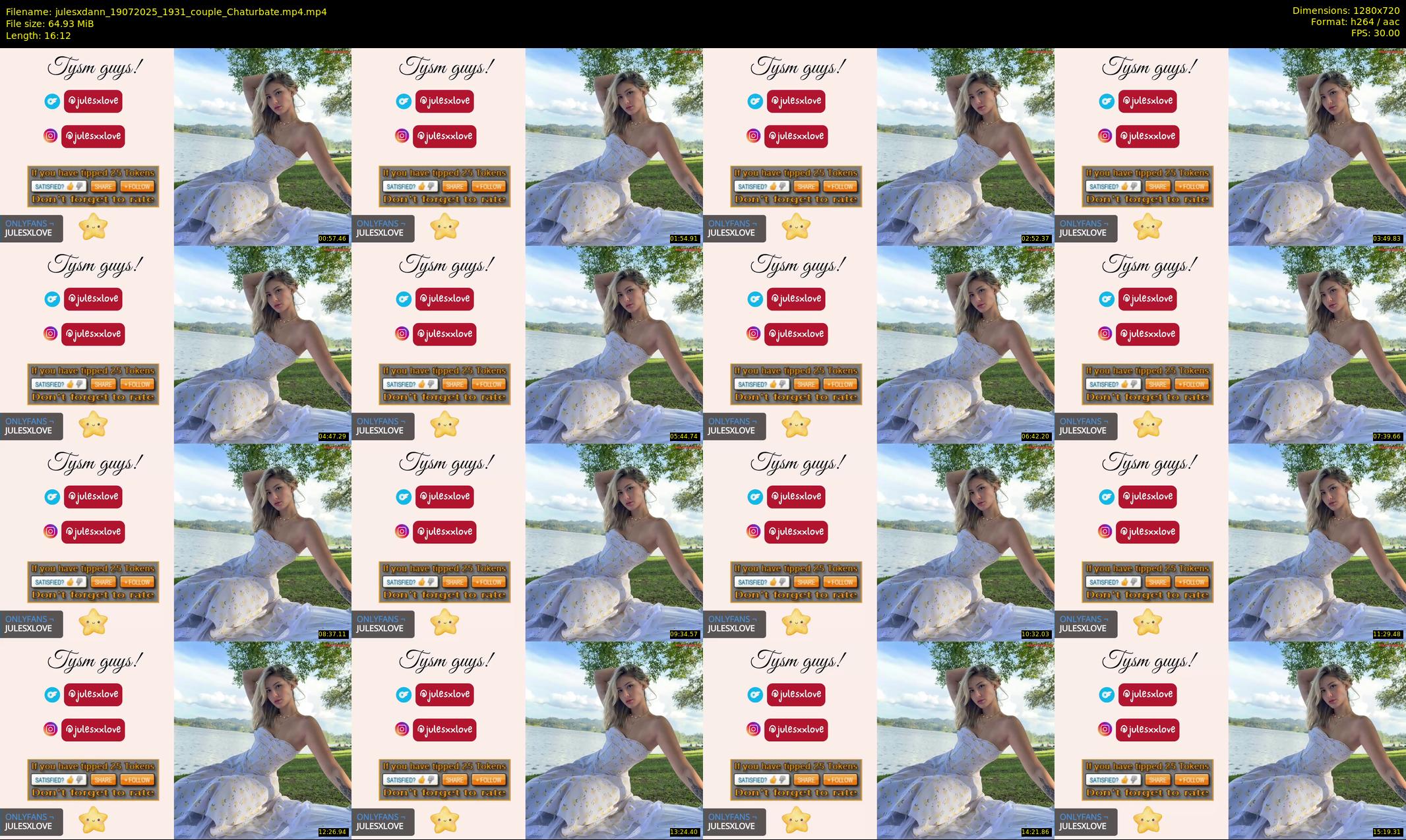 julesxdann — 17 minute Chaturbate couple cam show recording, 720p, Jul 19, 2025