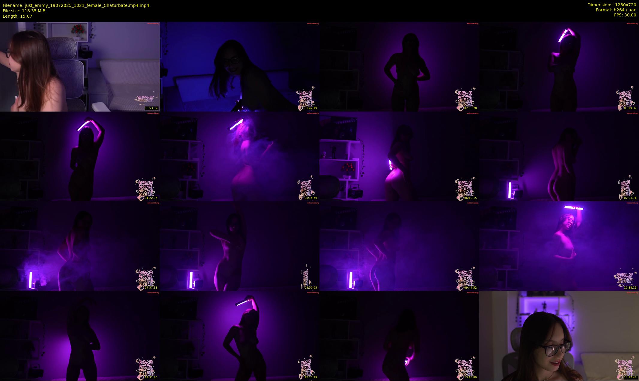 just_emmy — 16 minute Chaturbate female cam show recording, 720p, Jul 19, 2025