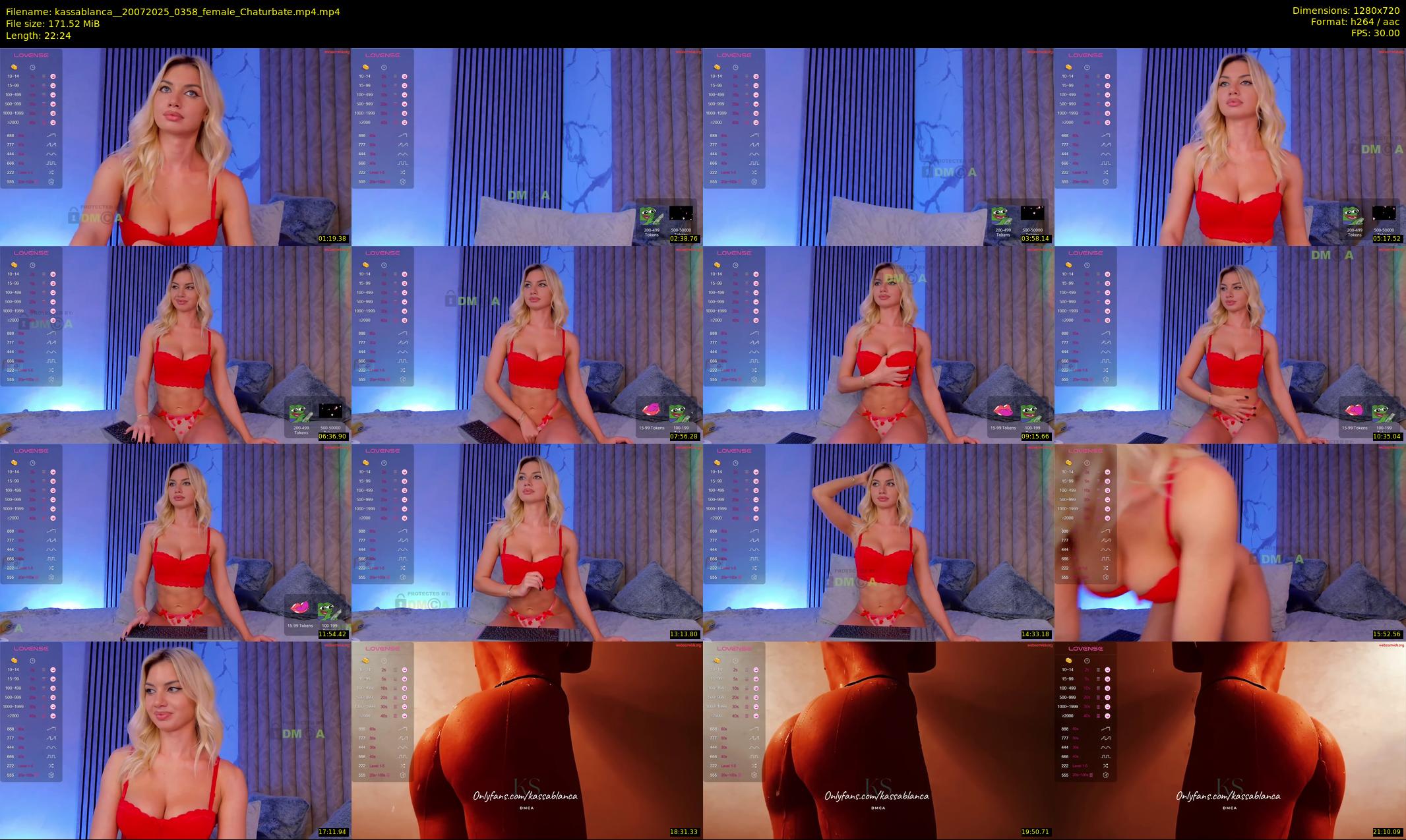 kassablanca_ — 23 minute Chaturbate female cam show recording, 720p, Jul 20, 2025