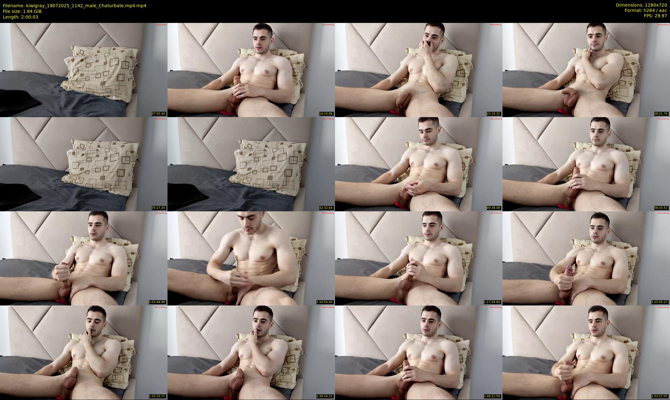 kiwigray — 121 minute Chaturbate male cam show recording, 720p, Jul 19, 2025
