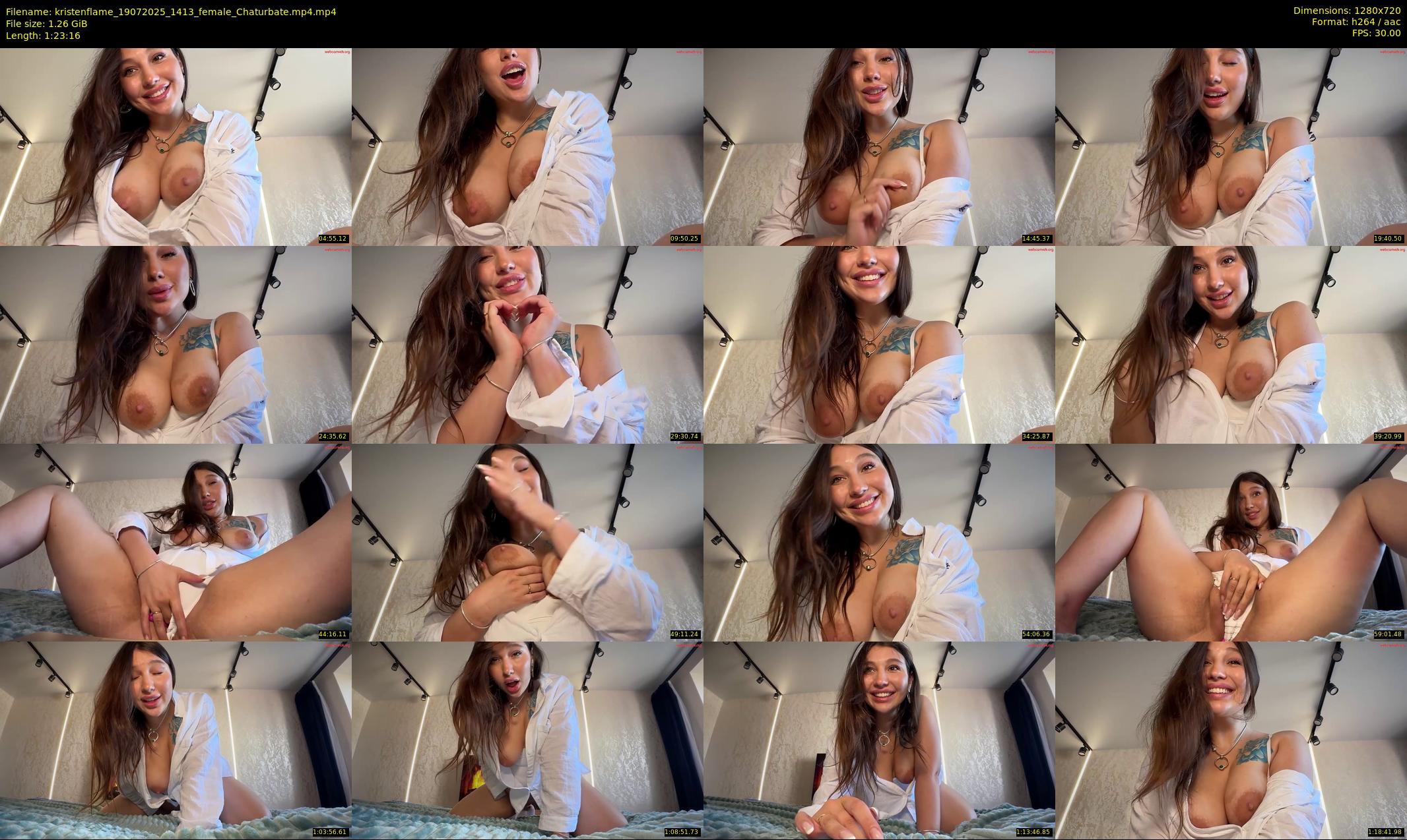 kristenflame — 84 minute Chaturbate couple cam show recording, 720p, Jul 19, 2025