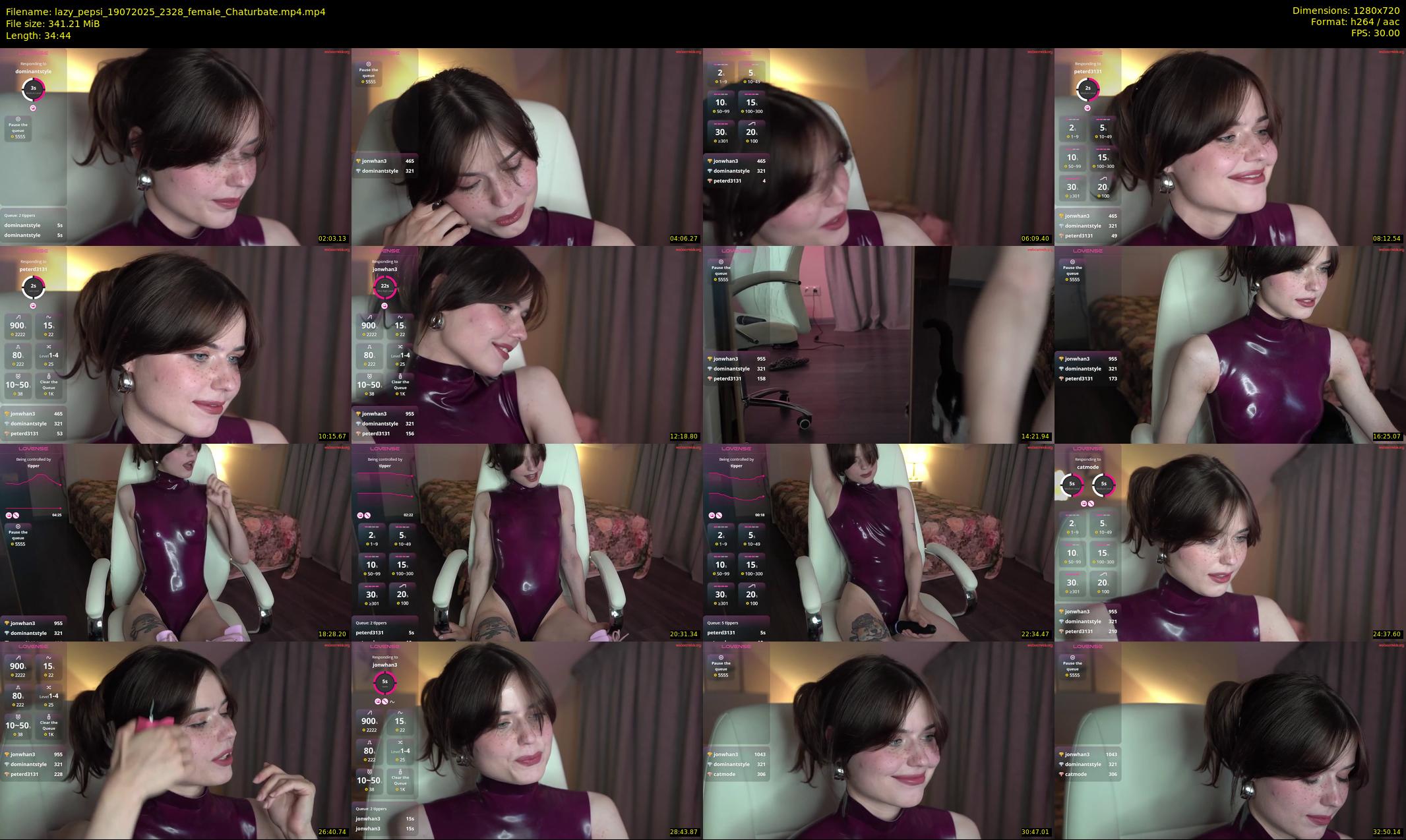 lazy_pepsi — 35 minute Chaturbate female cam show recording, 720p, Jul 19, 2025