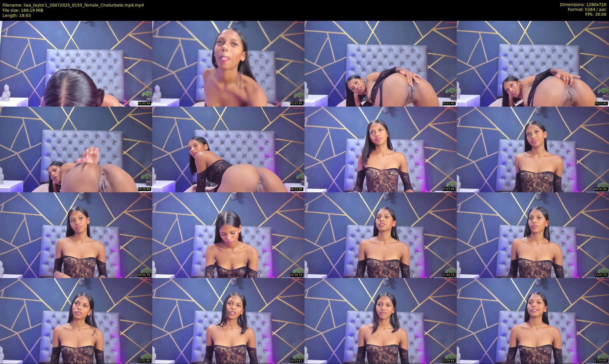 liaa_taylor1 — 19 minute Chaturbate female cam show recording, 720p, Jul 20, 2025