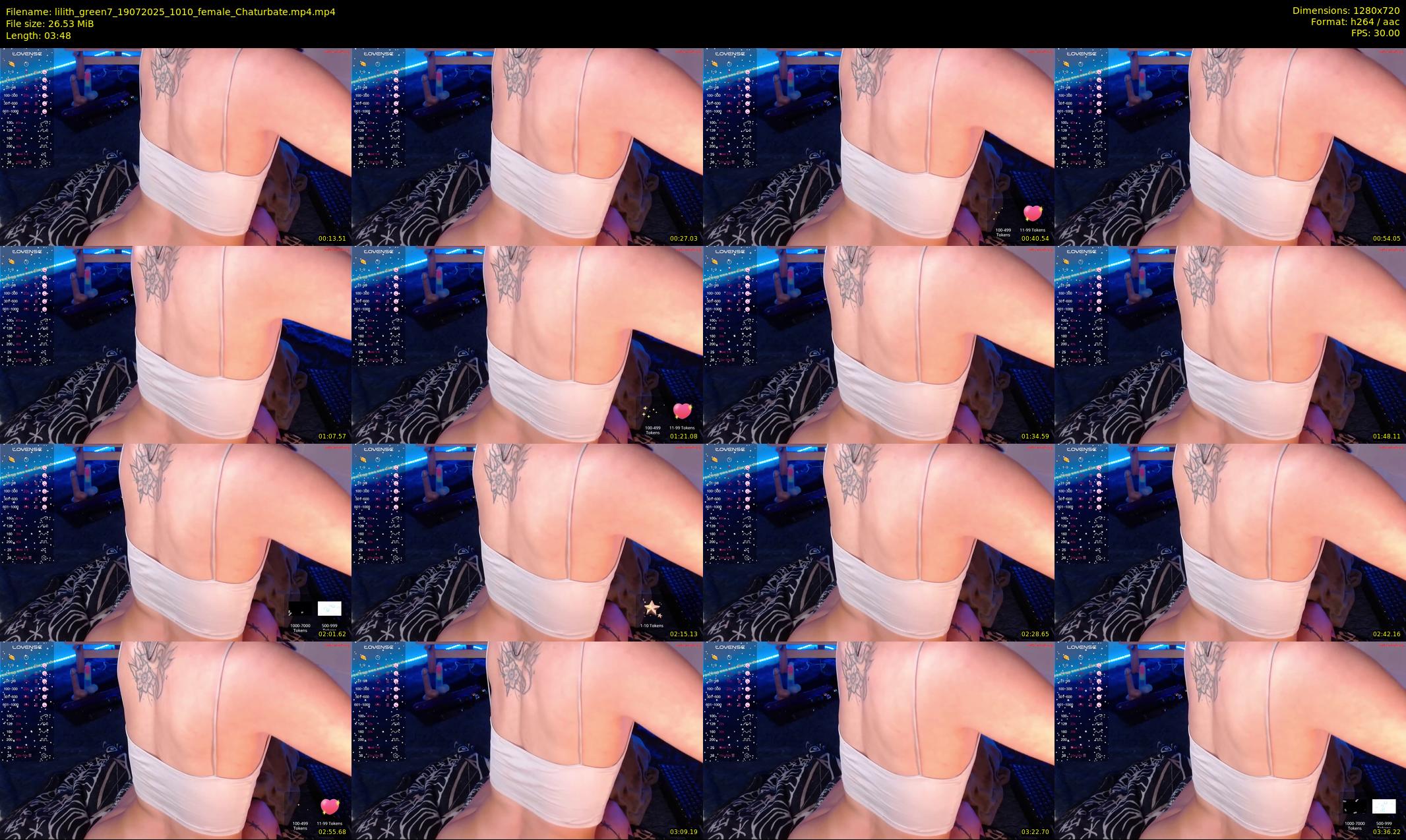 lilith_green7 — 4 minute Chaturbate female cam show recording, 720p, Jul 19, 2025