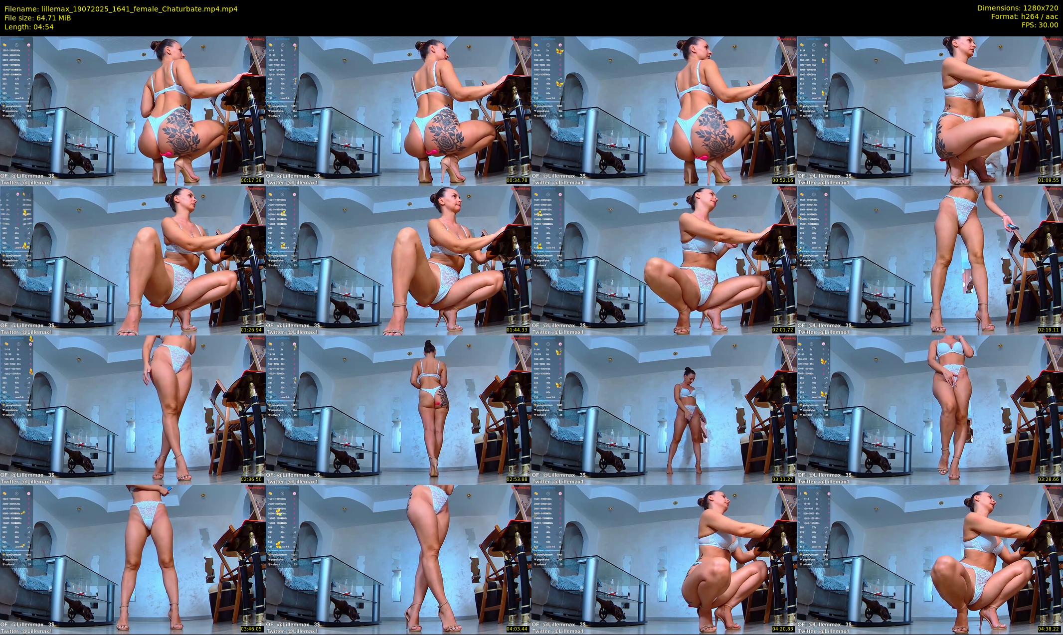 lillemax — 5 minute Chaturbate female cam show recording, 720p, Jul 19, 2025