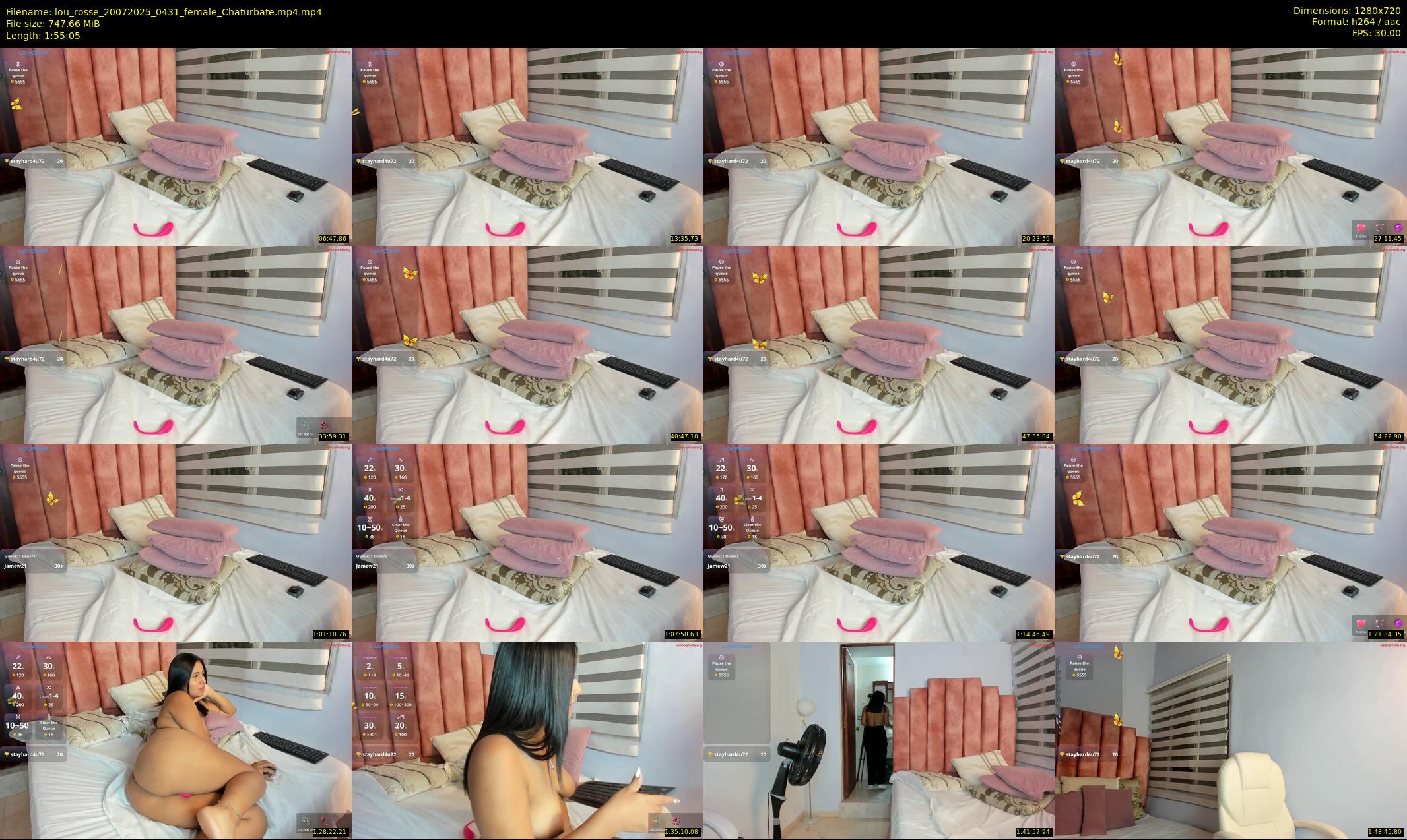 lou_rosse — 116 minute Chaturbate female cam show recording, 720p, Jul 20, 2025