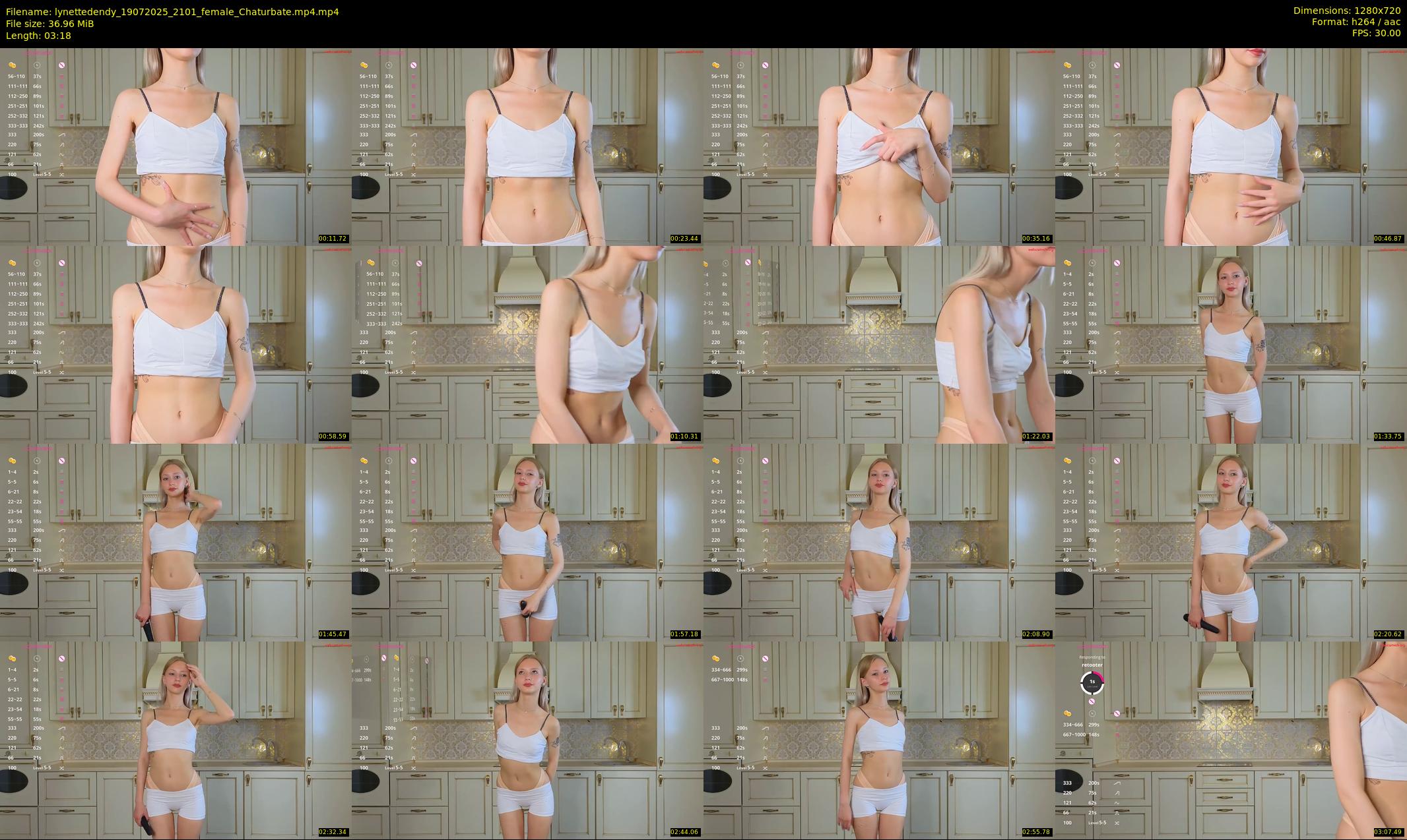 lynettedendy — 4 minute Chaturbate female cam show recording, 720p, Jul 19, 2025