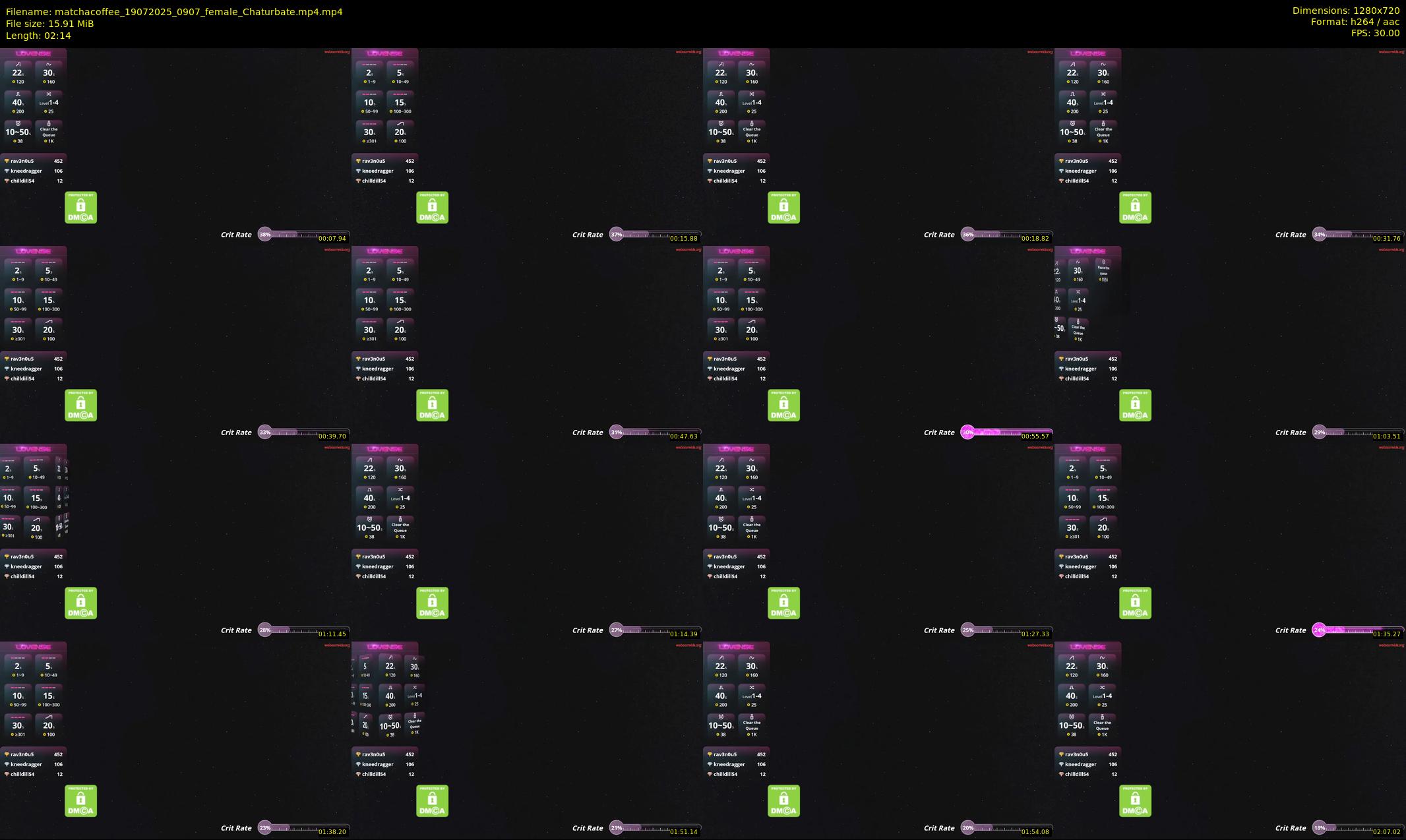matchacoffee — 3 minute Chaturbate female cam show recording, 720p, Jul 19, 2025