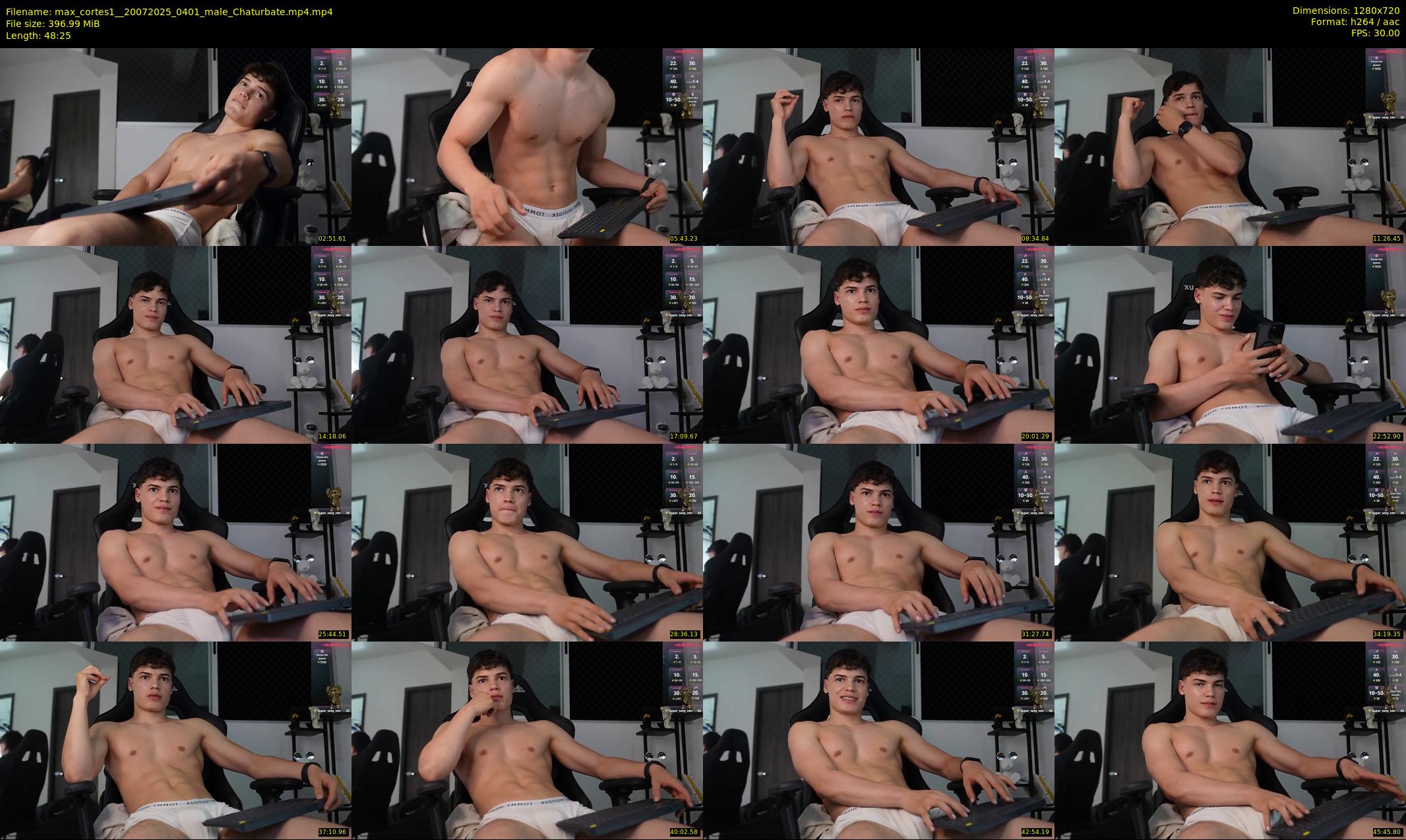 max_cortes1_ — 49 minute Chaturbate male cam show recording, 720p, Jul 20, 2025
