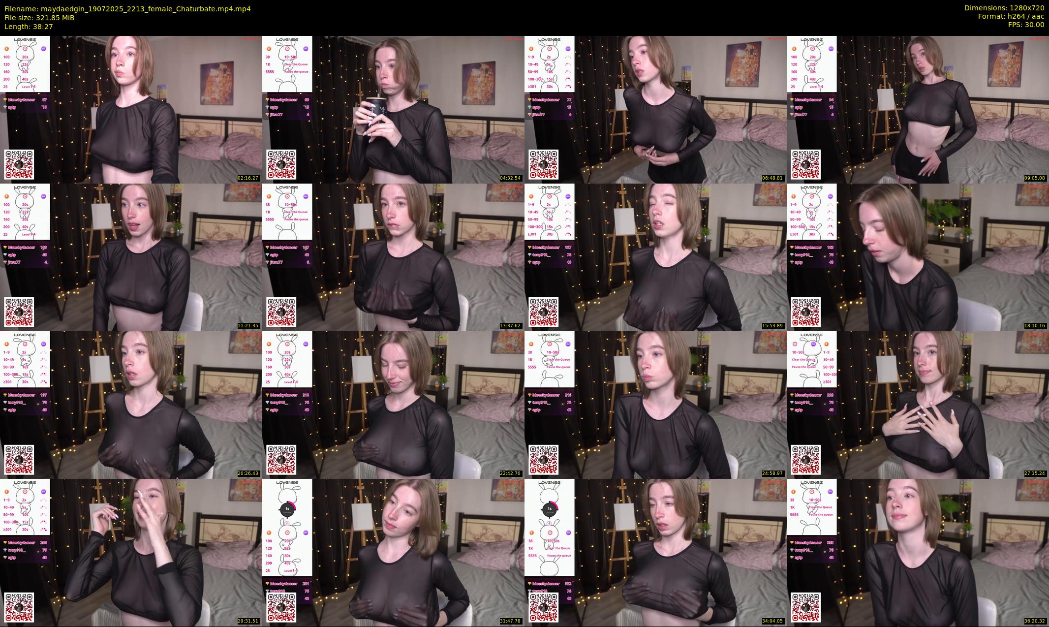 maydaedgin — 39 minute Chaturbate female cam show recording, 720p, Jul 19, 2025