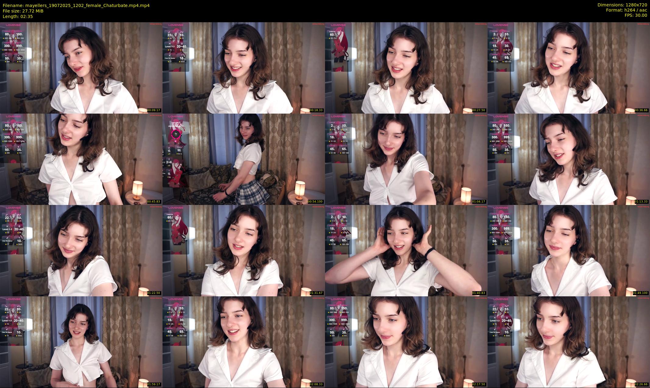mayellers — 3 minute Chaturbate female cam show recording, 720p, Jul 19, 2025