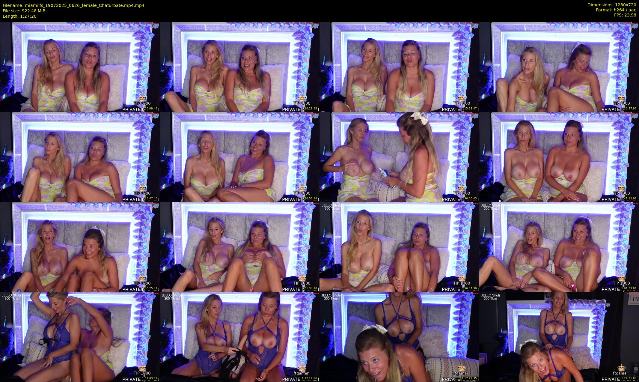 miamilfs — 88 minute Chaturbate female cam show recording, 720p, Jul 19, 2025