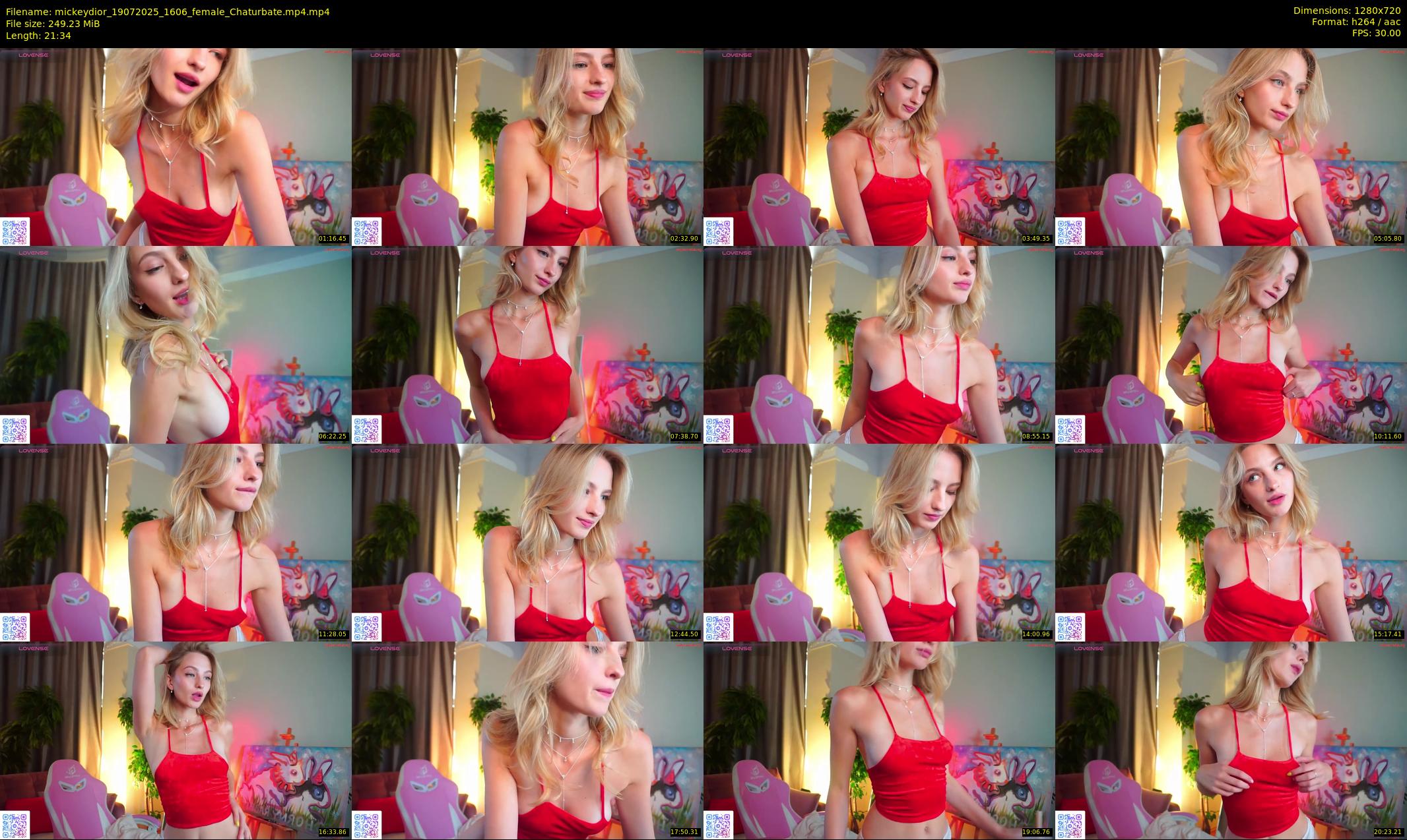 mickeydior — 22 minute Chaturbate female cam show recording, 720p, Jul 19, 2025