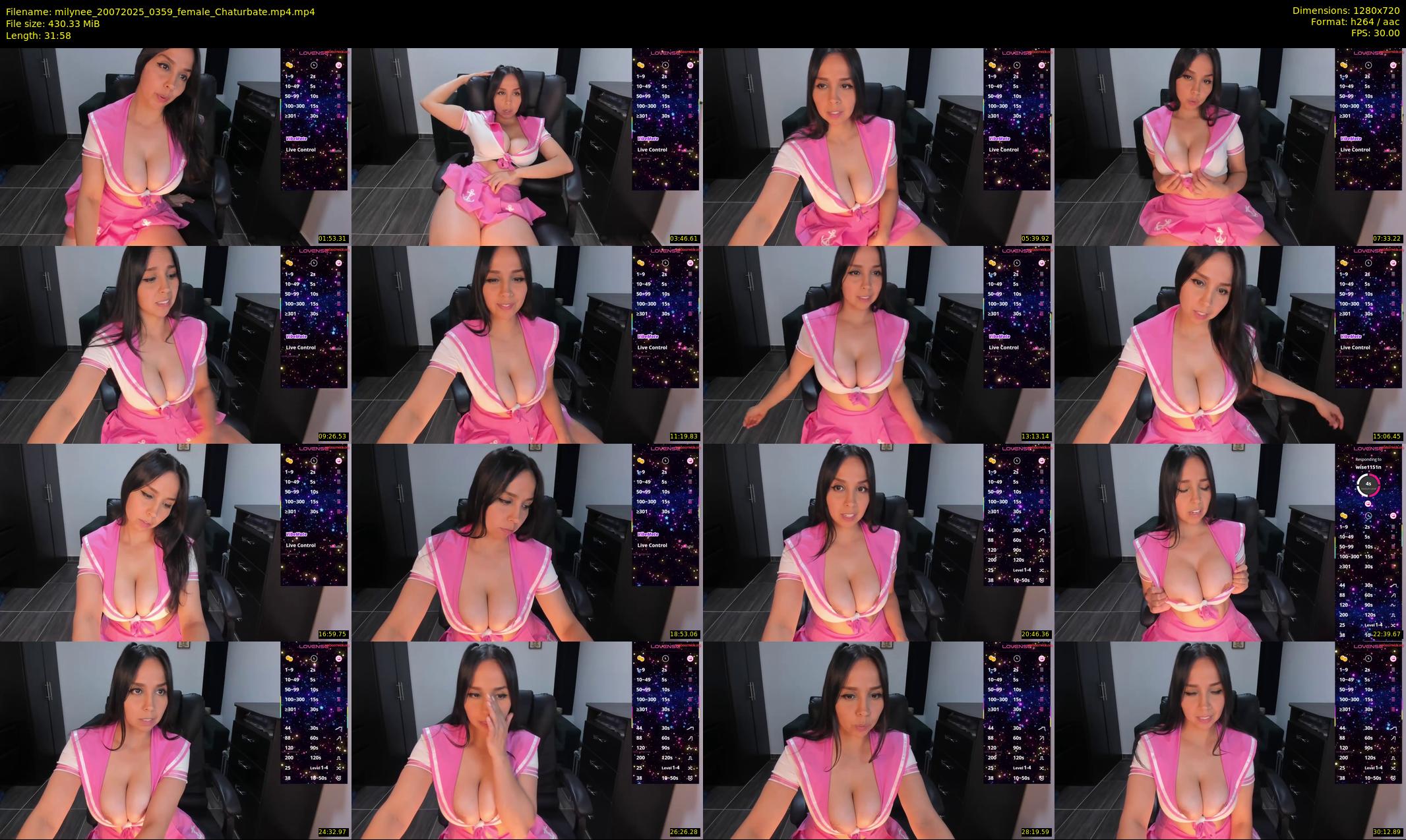 milynee — 32 minute Chaturbate female cam show recording, 720p, Jul 20, 2025