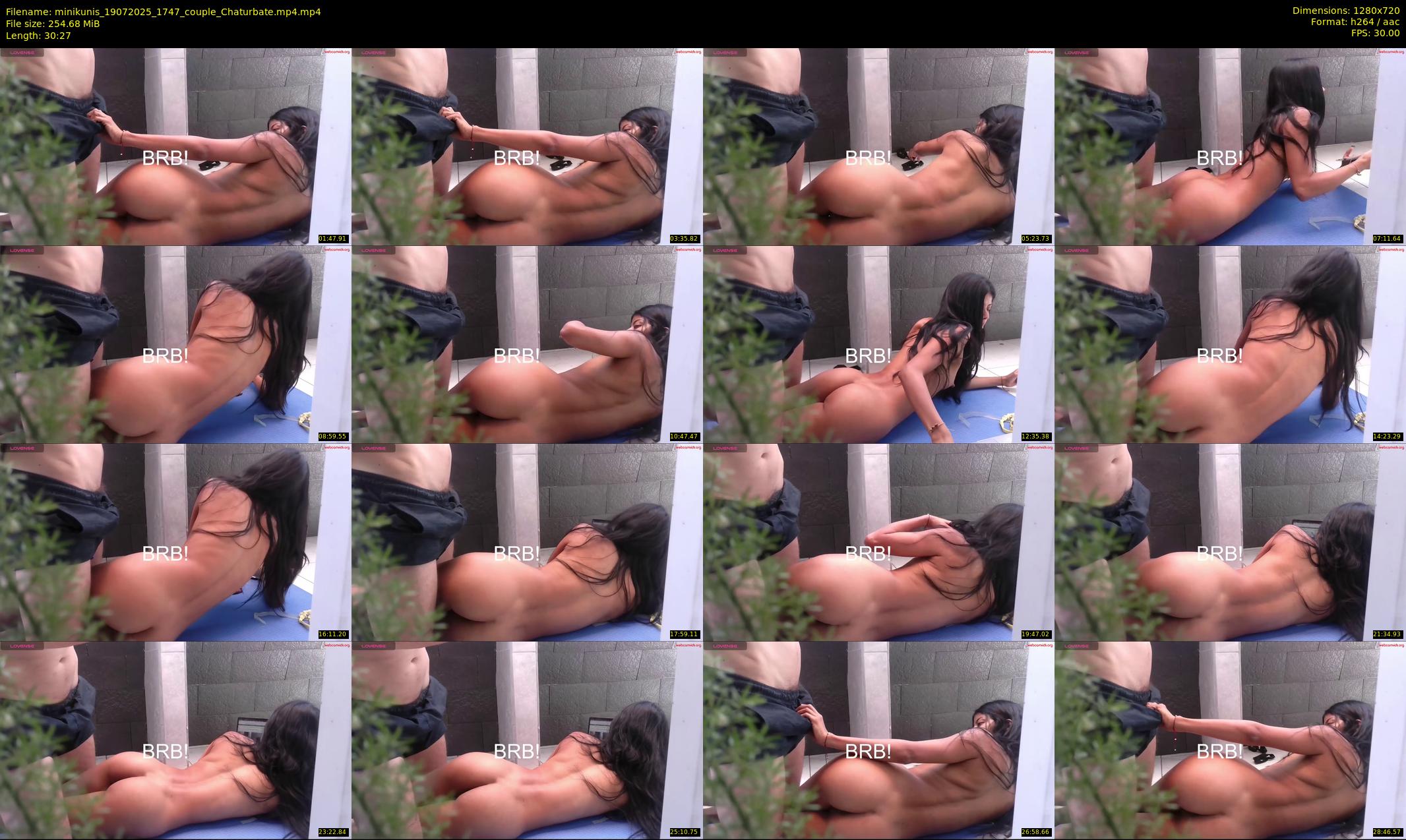 minikunis — 31 minute Chaturbate couple cam show recording, 720p, Jul 19, 2025