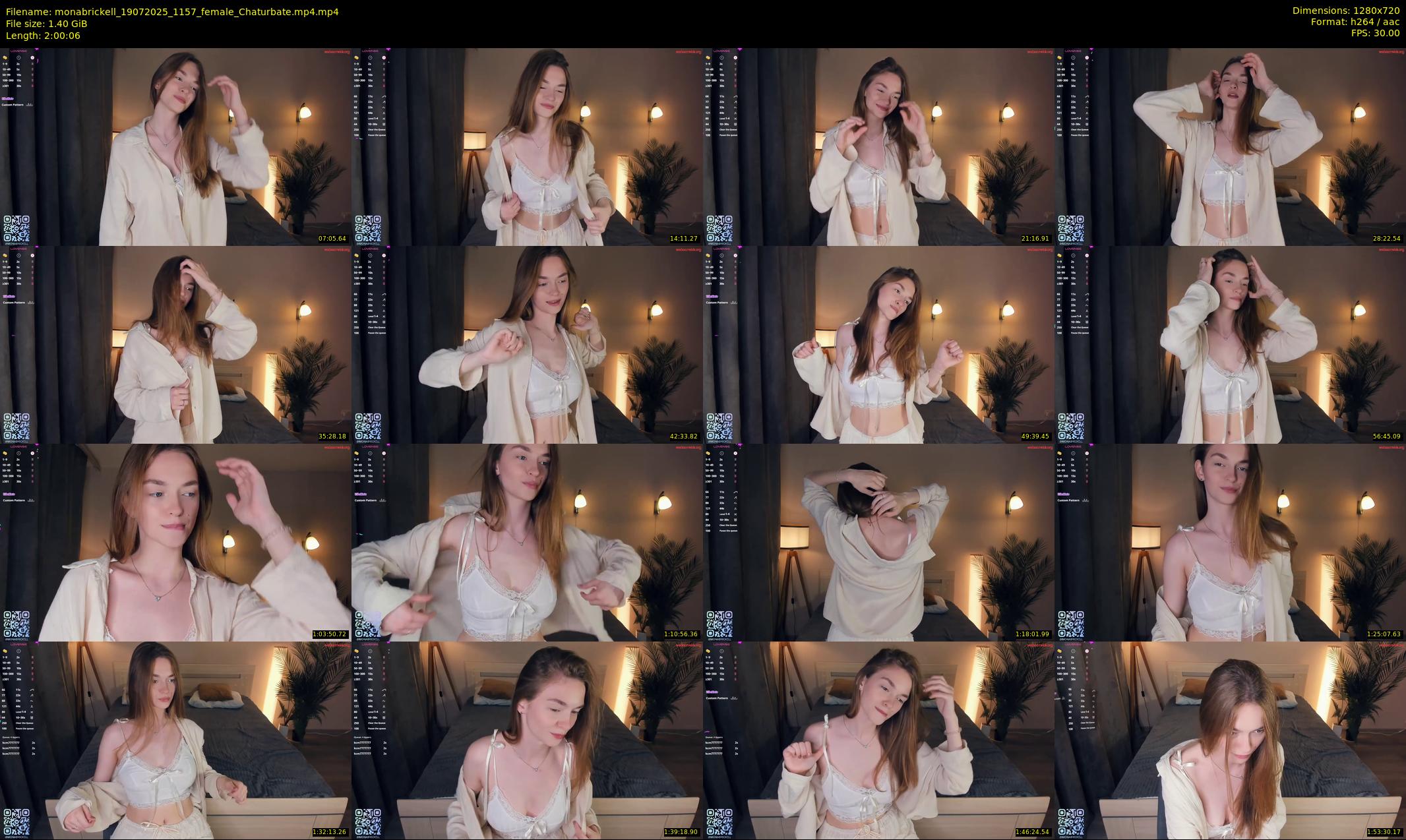 monabrickell — 121 minute Chaturbate female cam show recording, 720p, Jul 19, 2025