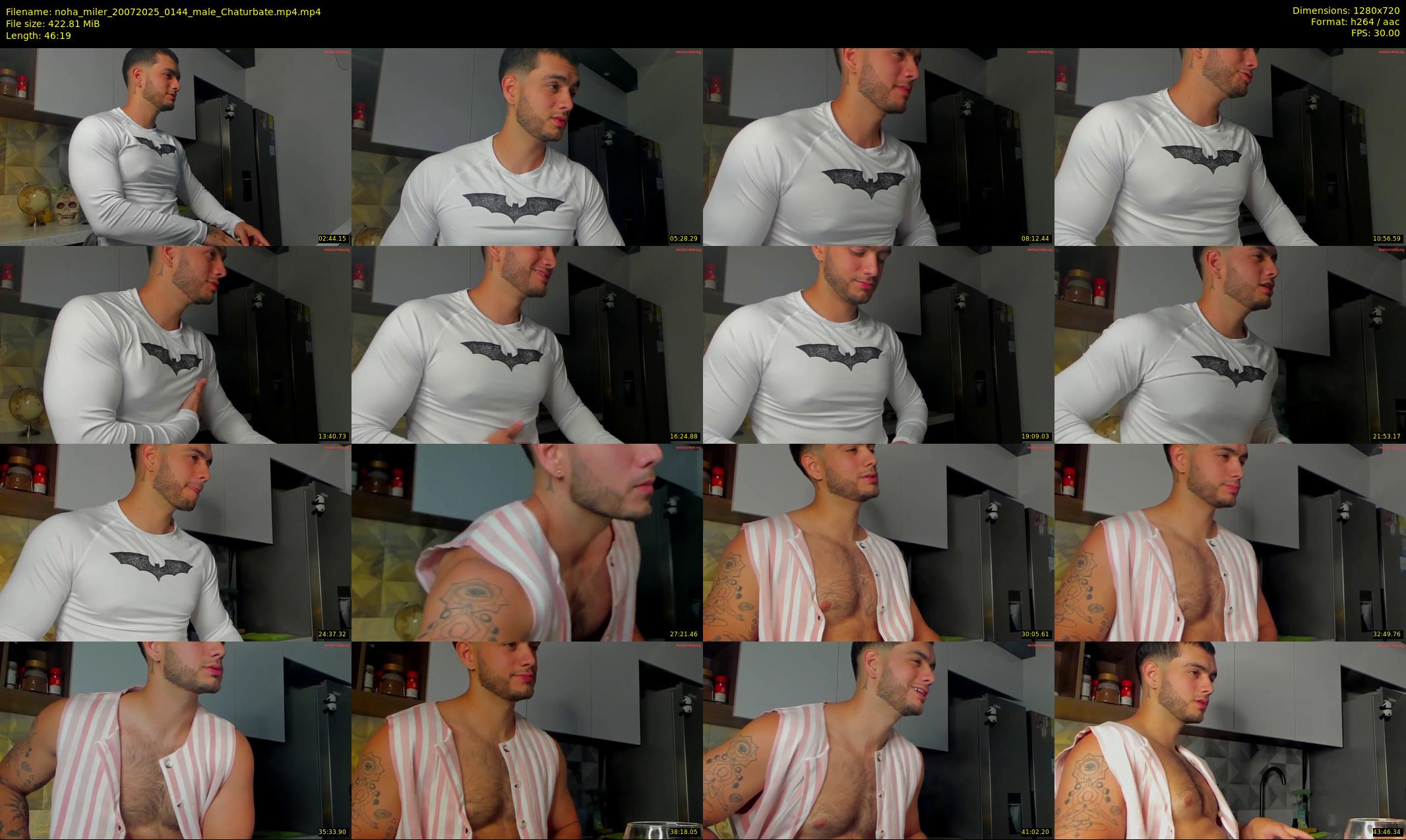 noha_miler — 47 minute Chaturbate male cam show recording, 720p, Jul 20, 2025