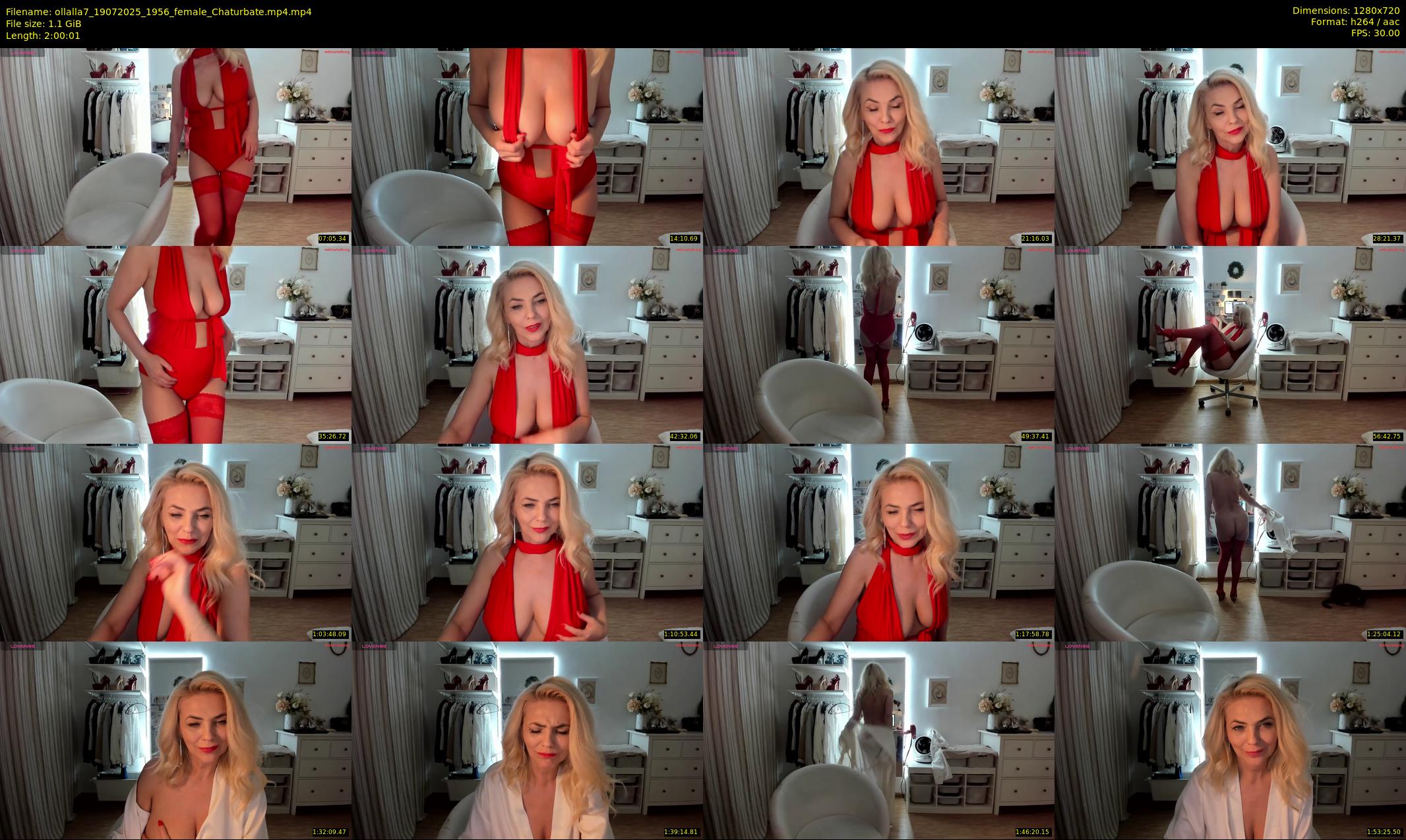ollalla7 — 121 minute Chaturbate female cam show recording, 720p, Jul 19, 2025