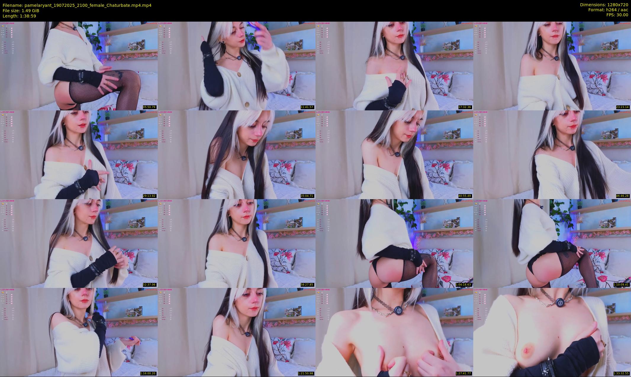 pamelaryant — 99 minute Chaturbate female cam show recording, 720p, Jul 19, 2025