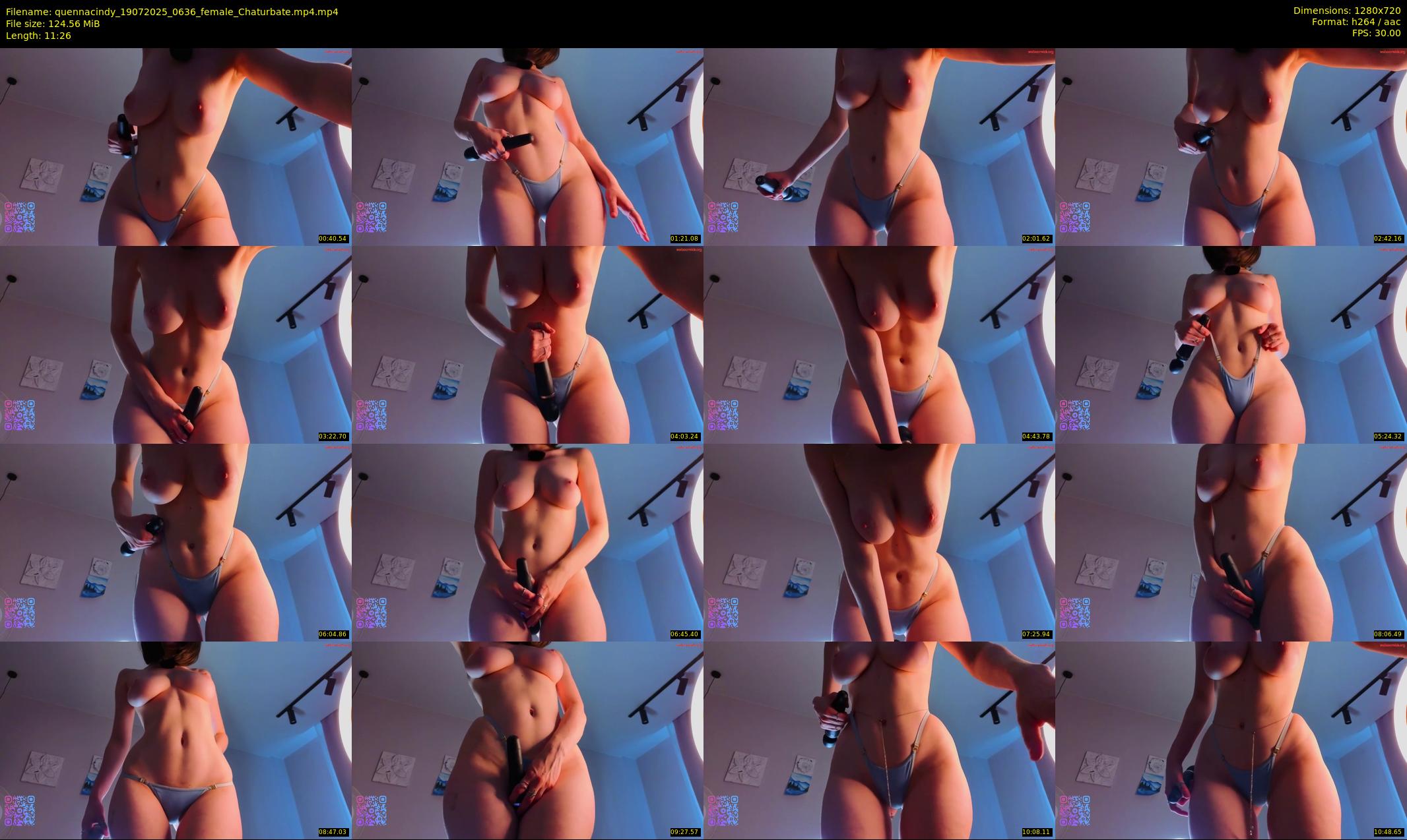 quennacindy — 12 minute Chaturbate female cam show recording, 720p, Jul 19, 2025