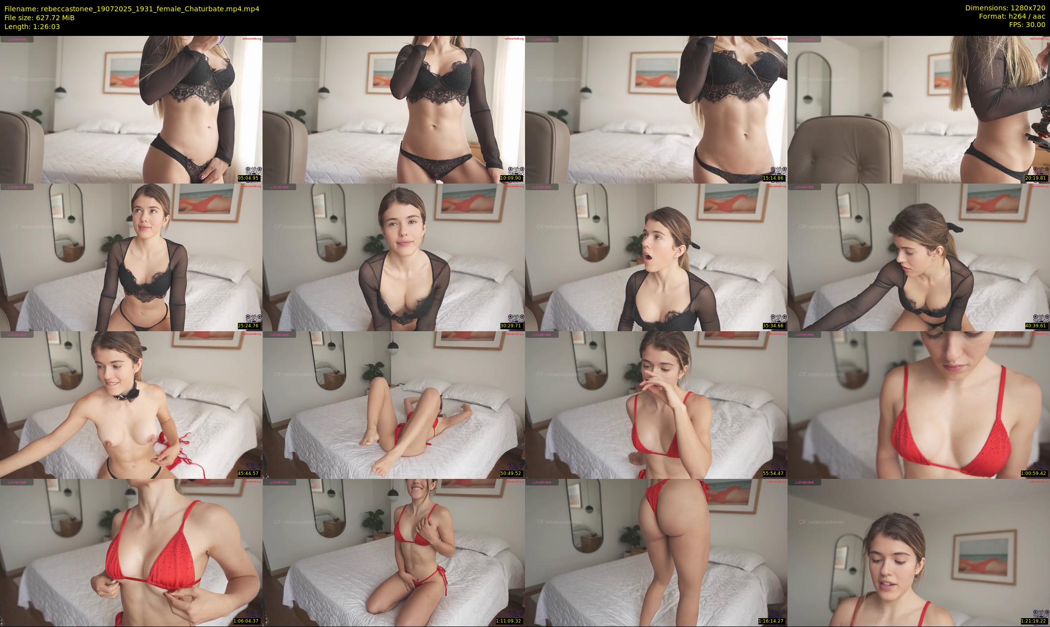 rebeccastonee — 87 minute Chaturbate female cam show recording, 720p, Jul 19, 2025