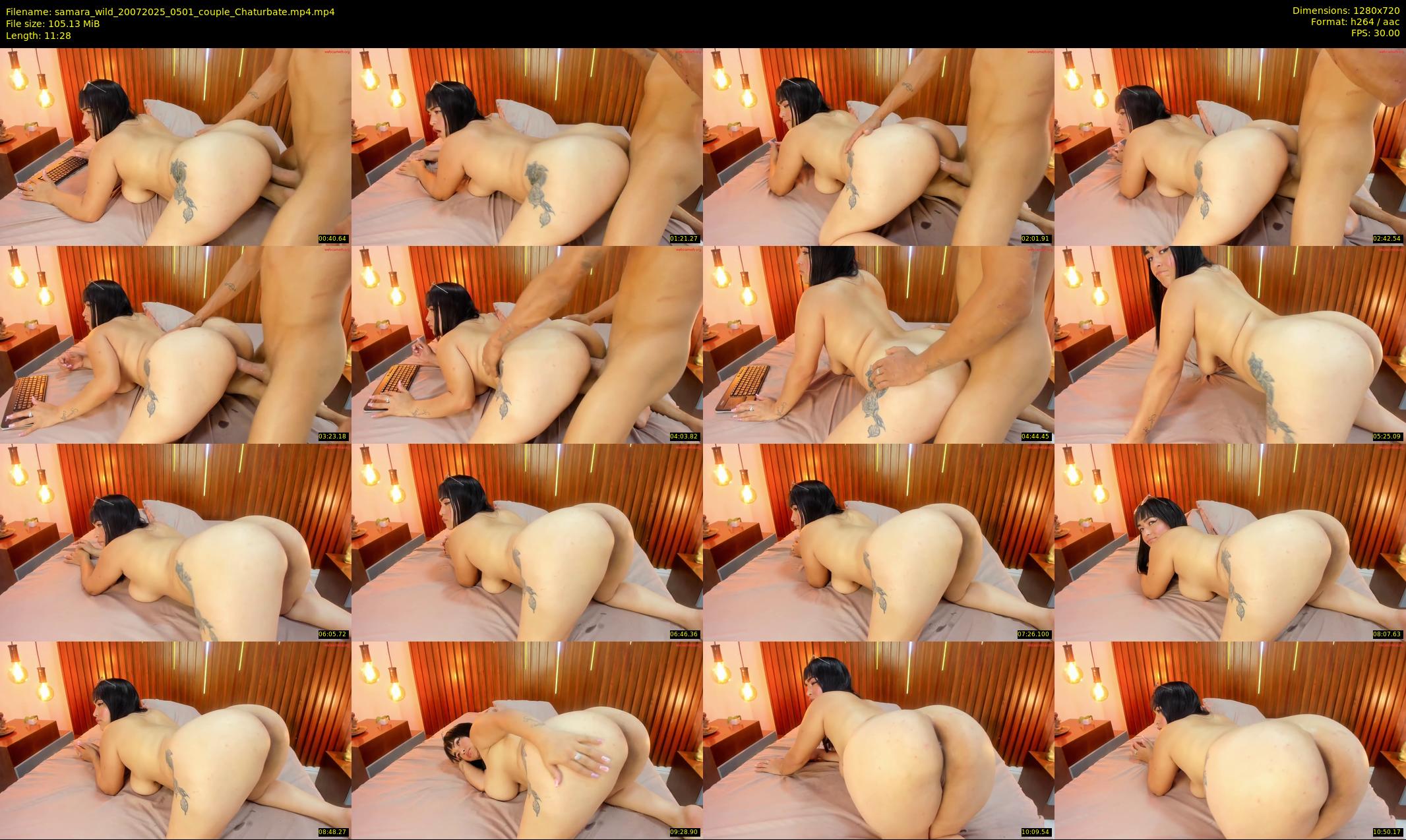 samara_wild — 12 minute Chaturbate couple cam show recording, 720p, Jul 20, 2025