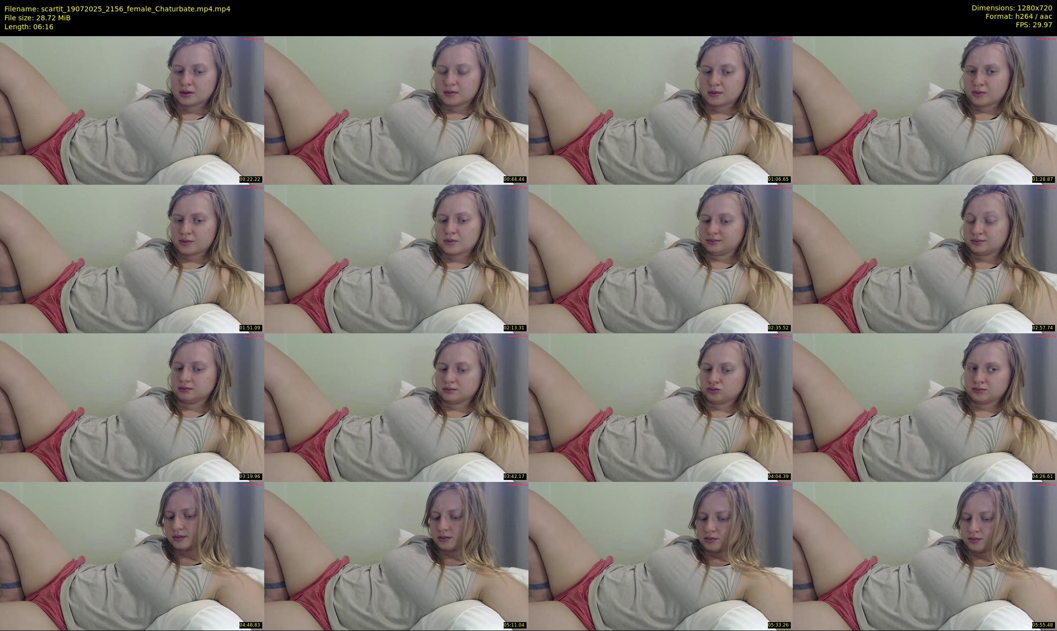 scartit — 7 minute Chaturbate female cam show recording, 720p, Jul 19, 2025