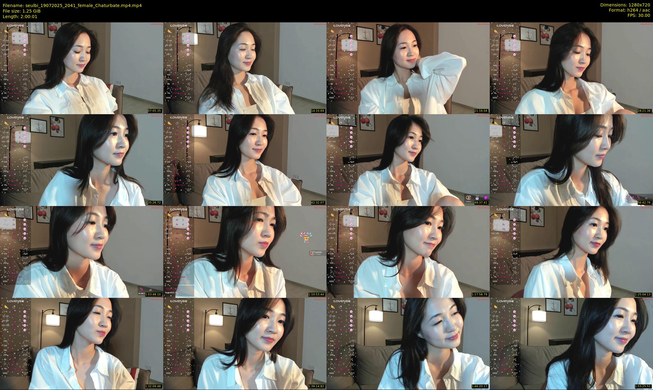 seulbi — 121 minute Chaturbate female cam show recording, 720p, Jul 19, 2025