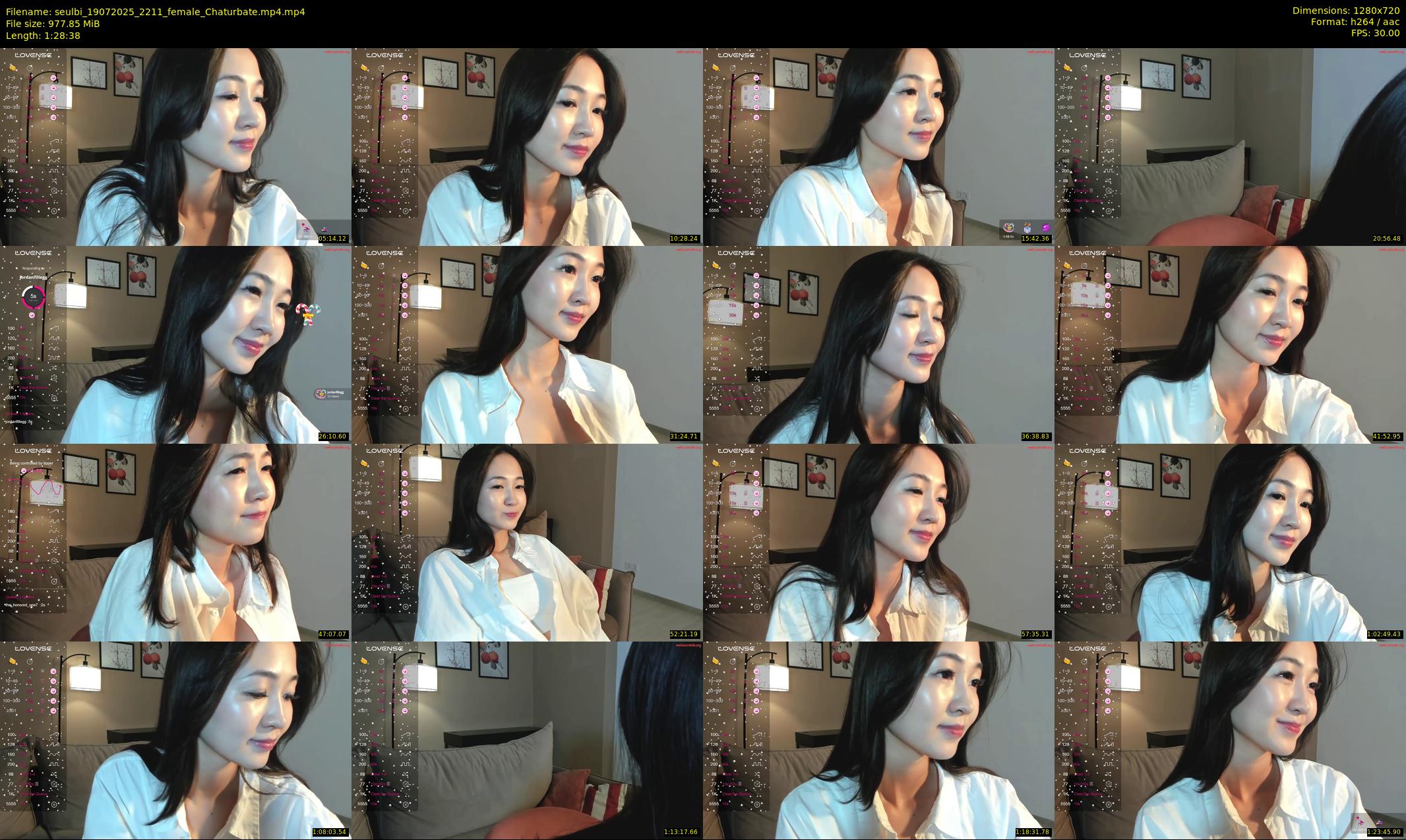 seulbi — 89 minute Chaturbate female cam show recording, 720p, Jul 19, 2025