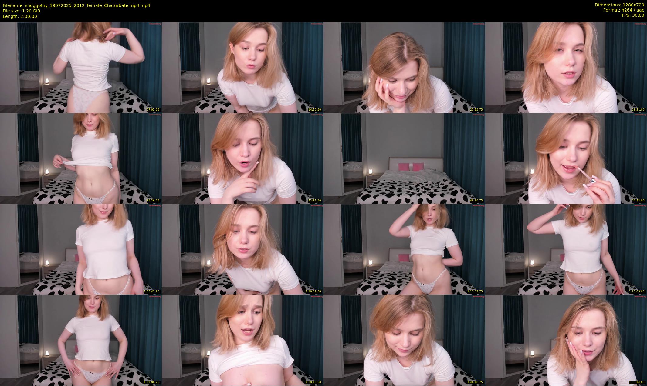 shoggothy — 120 minute Chaturbate female cam show recording, 720p, Jul 19, 2025